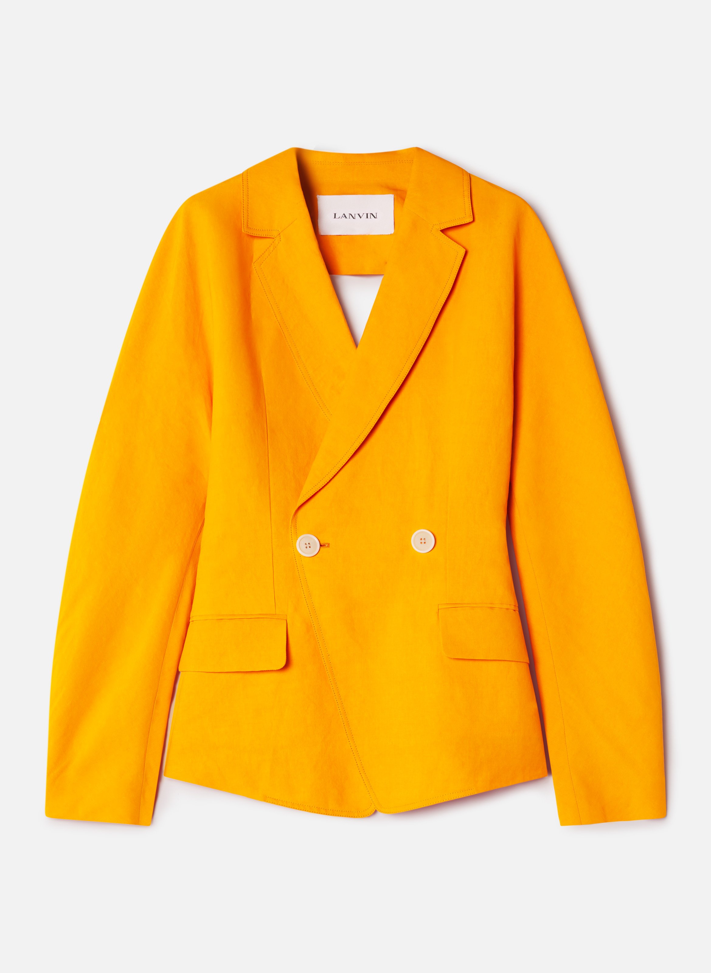 Veste dos nu en papier LANVIN Orange