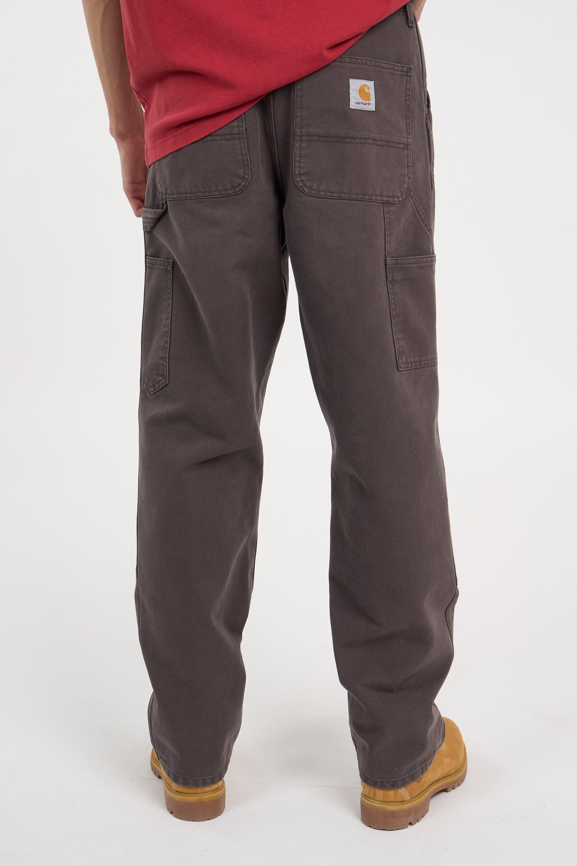 Pantalon double knee pant CARHARTT WIP Marron