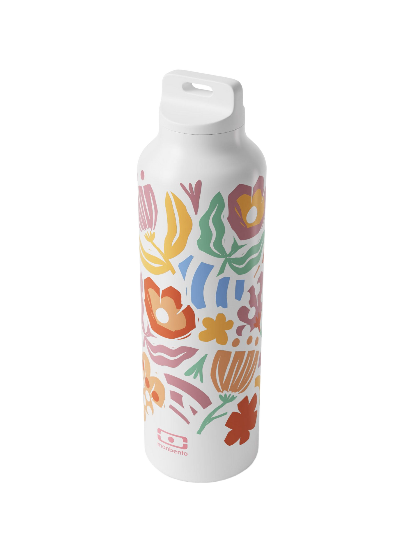 Gourde isotherme à fleurs Steel 50 cl MONBENTO Rose