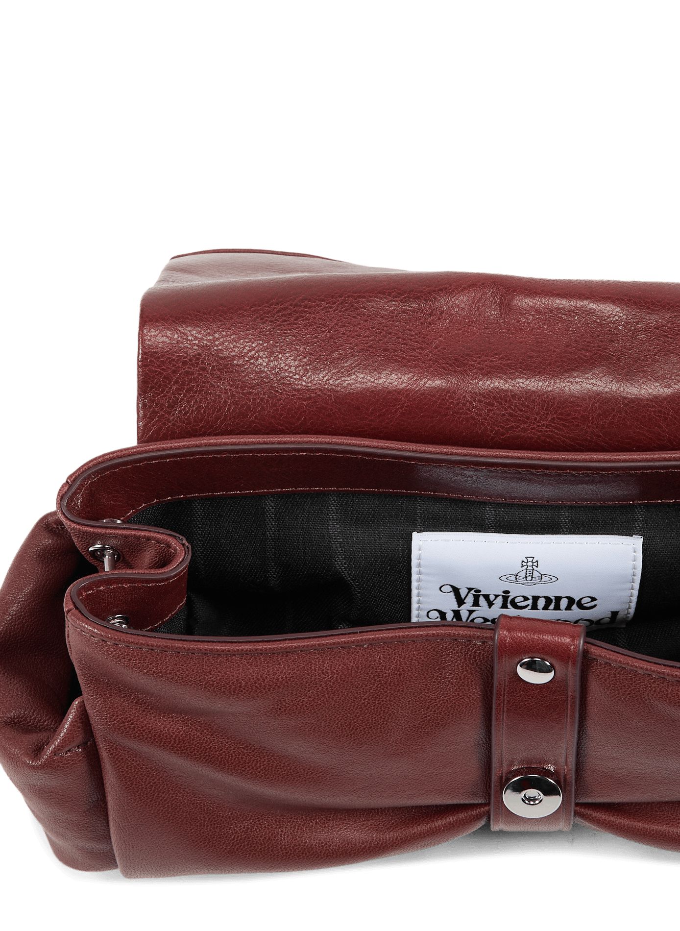 Sac bandoulière en cuir VIVIENNE WESTWOOD Marron