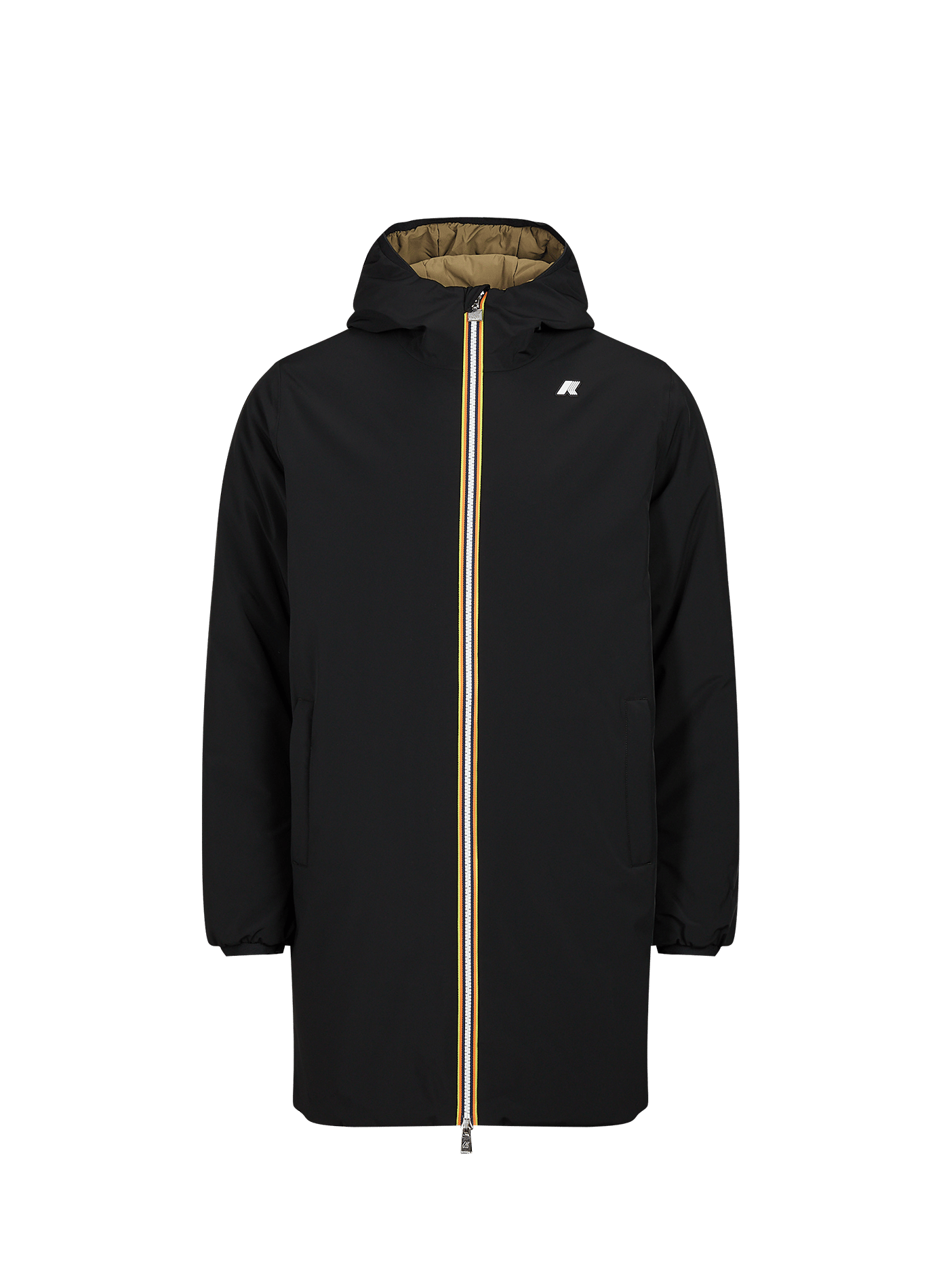 Wendeparka in mittlerer Länge Jacob St Warm K-WAY Khaki