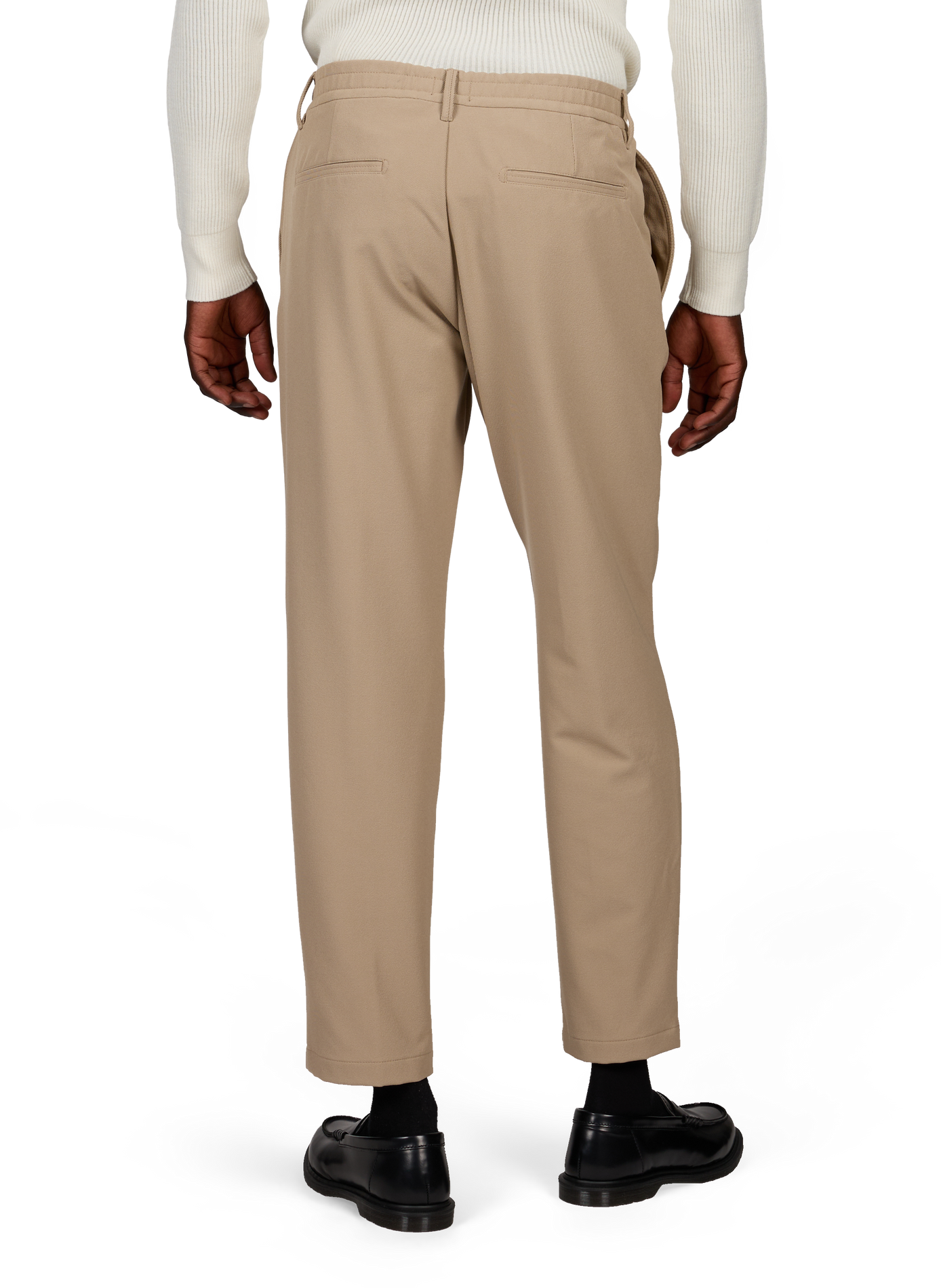 Pantalon à pinces Lui en toile STRELLSON Beige