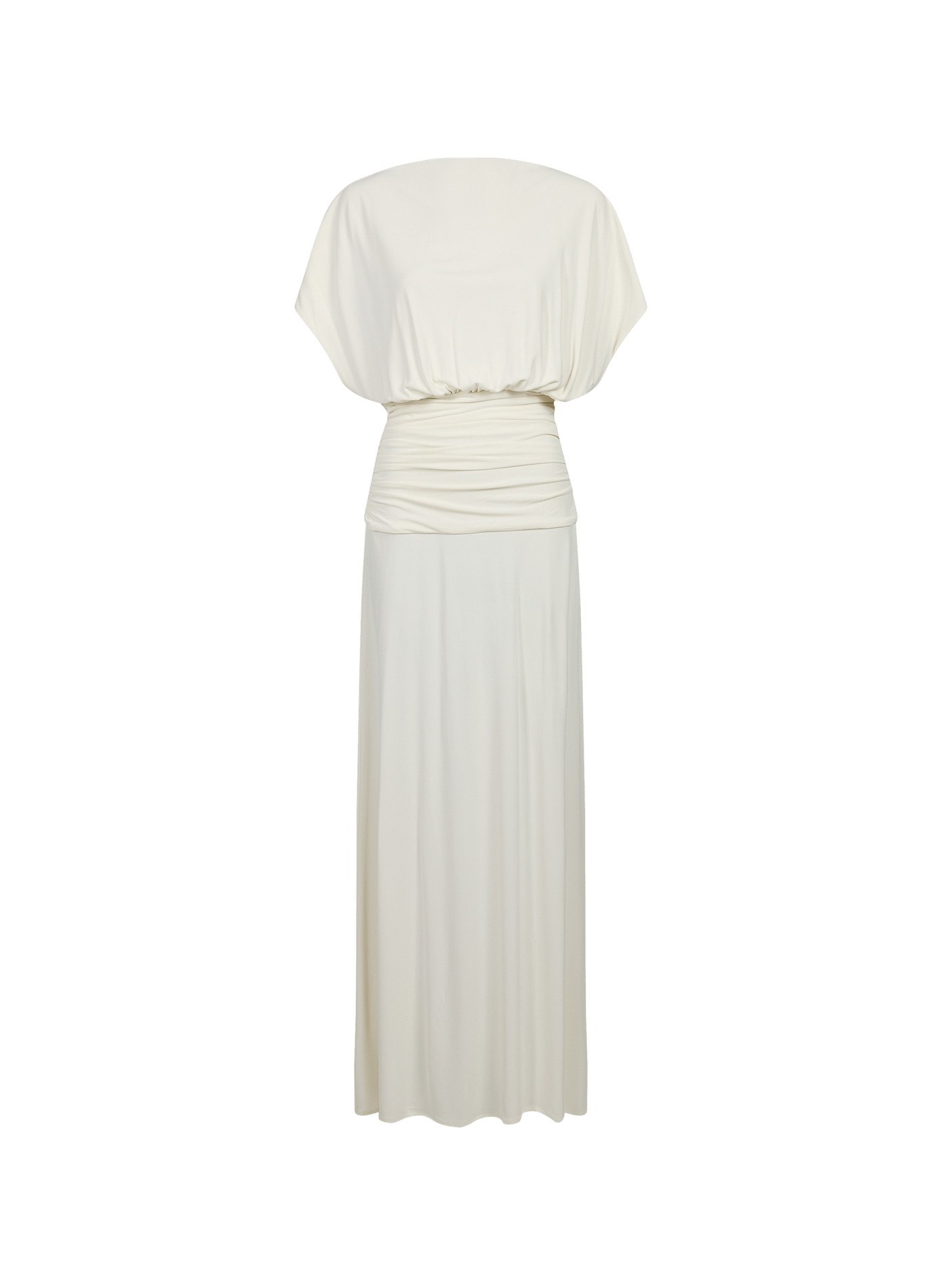 Long dress with ruched details ARAKII White