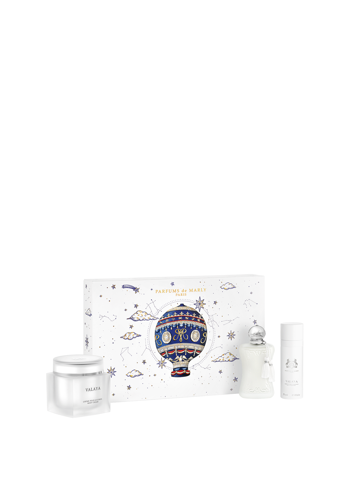 Valaya Geschenkset (Valaya 75ml, Valaya Haarparfum, Valaya Körpercreme) PARFUMS DE MARLY No color