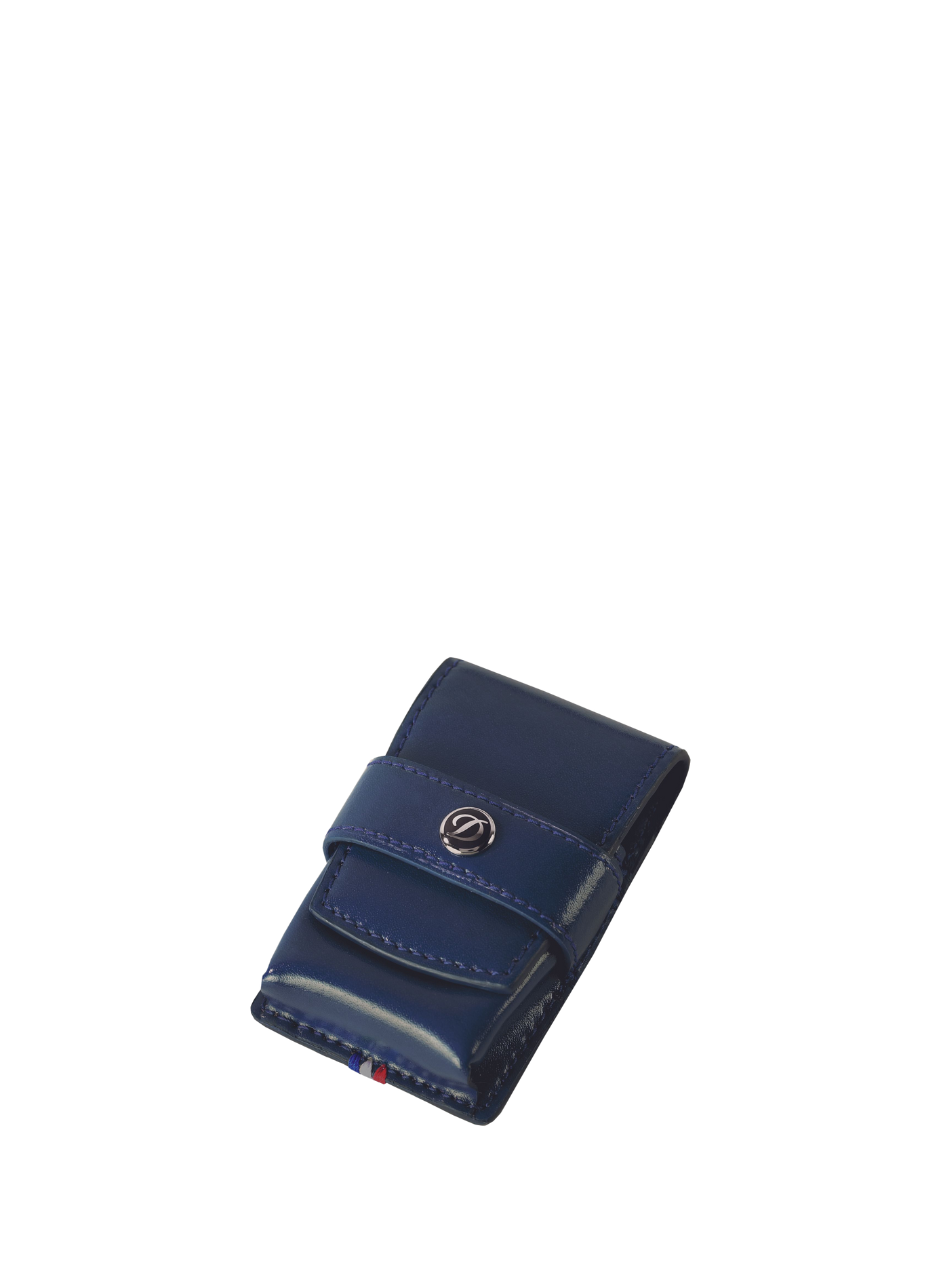 Etui à briquet en cuir de veau S.T. DUPONT Bleu