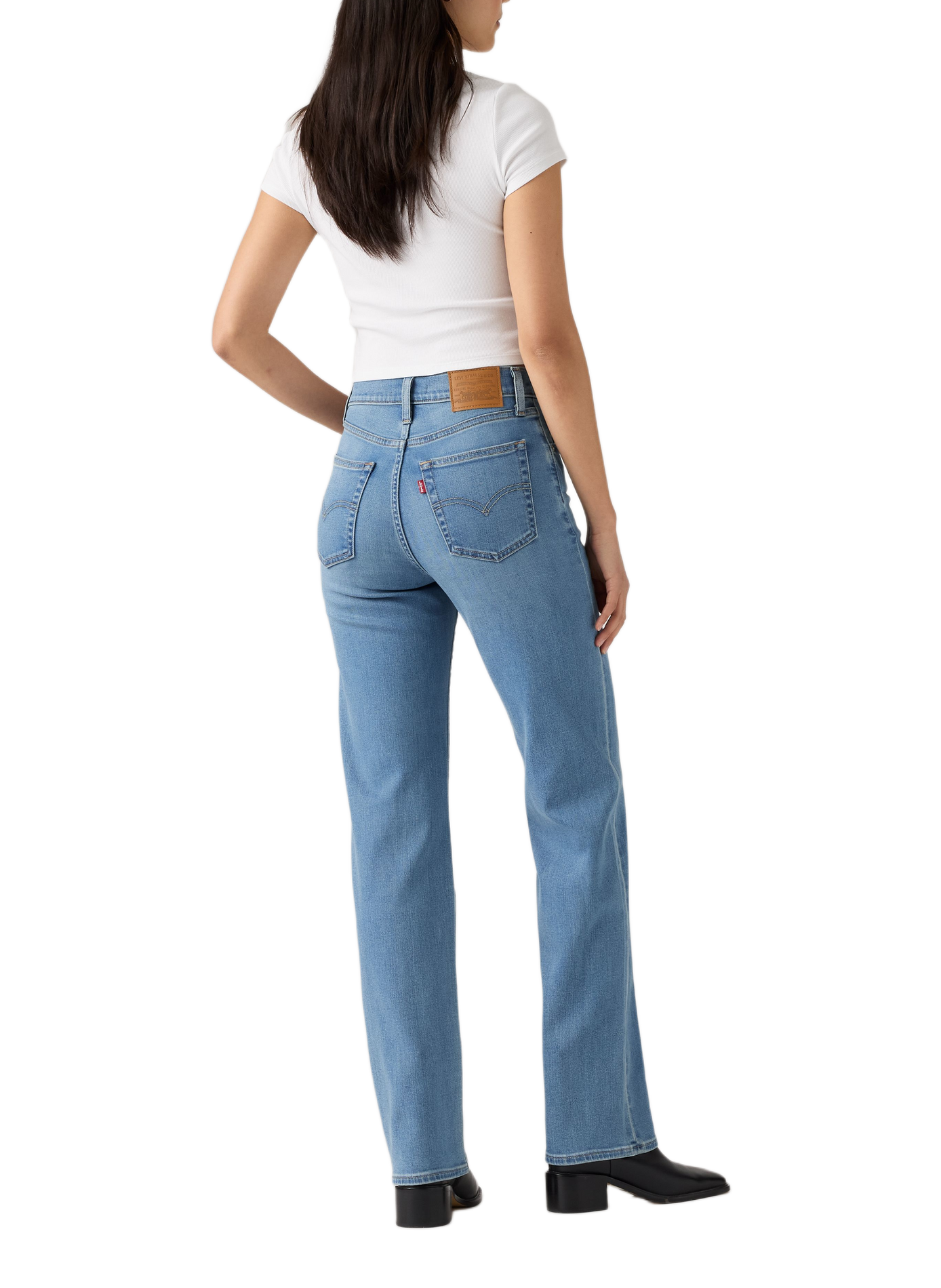 Gerade geschnittene blaue Jeans aus Baumwolle LEVI'S Blau