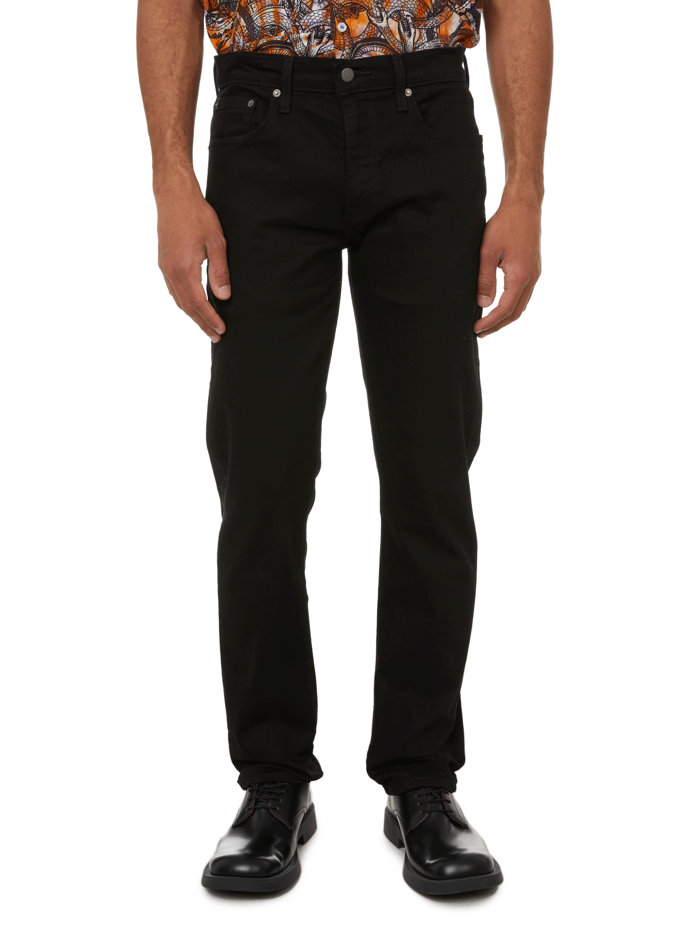 Jean 502 Taper en coton denim LEVI'S Noir