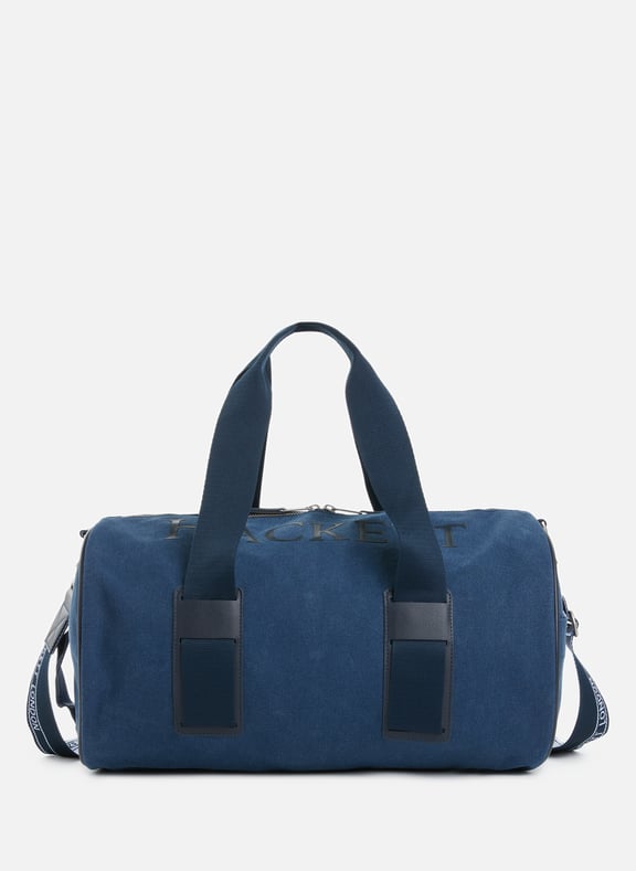 Sac de voyage en toile de coton Bleu by HACKETT HACKETT Sac de voyage en toile de coton Bleu