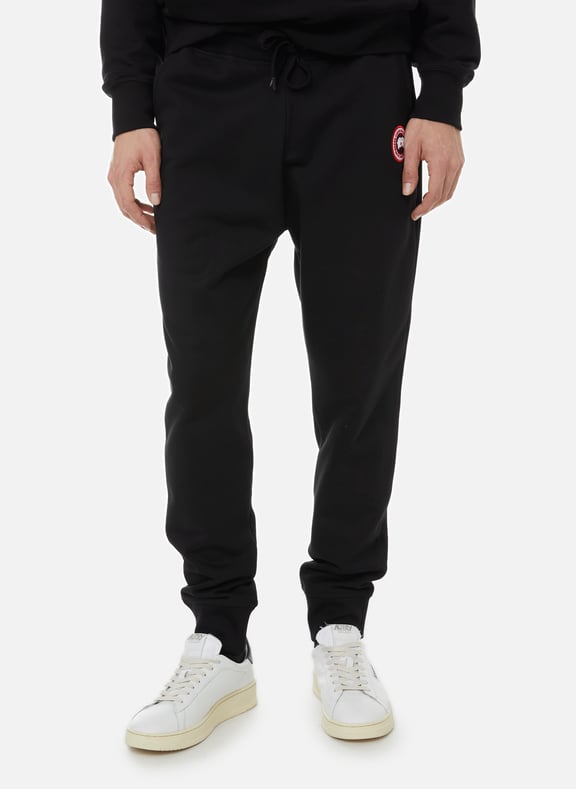 Black Cotton joggers
