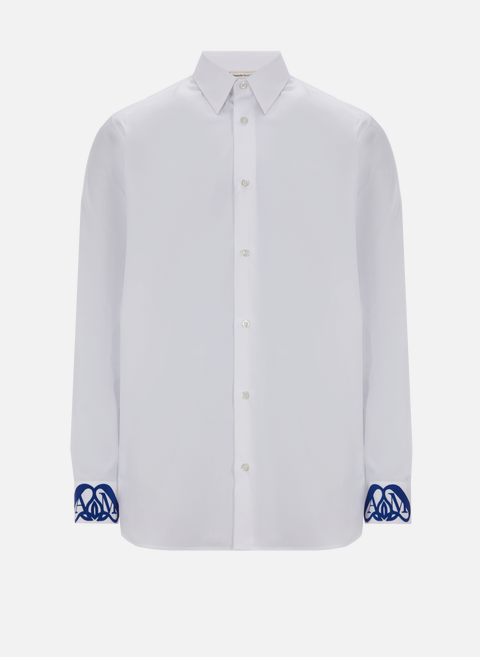 Cotton shirt WhiteALEXANDER MCQUEEN 