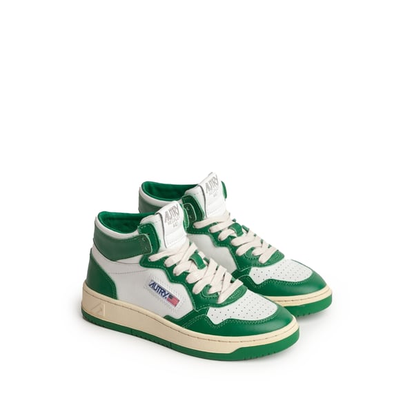 Baskets 01 Mid en cuir