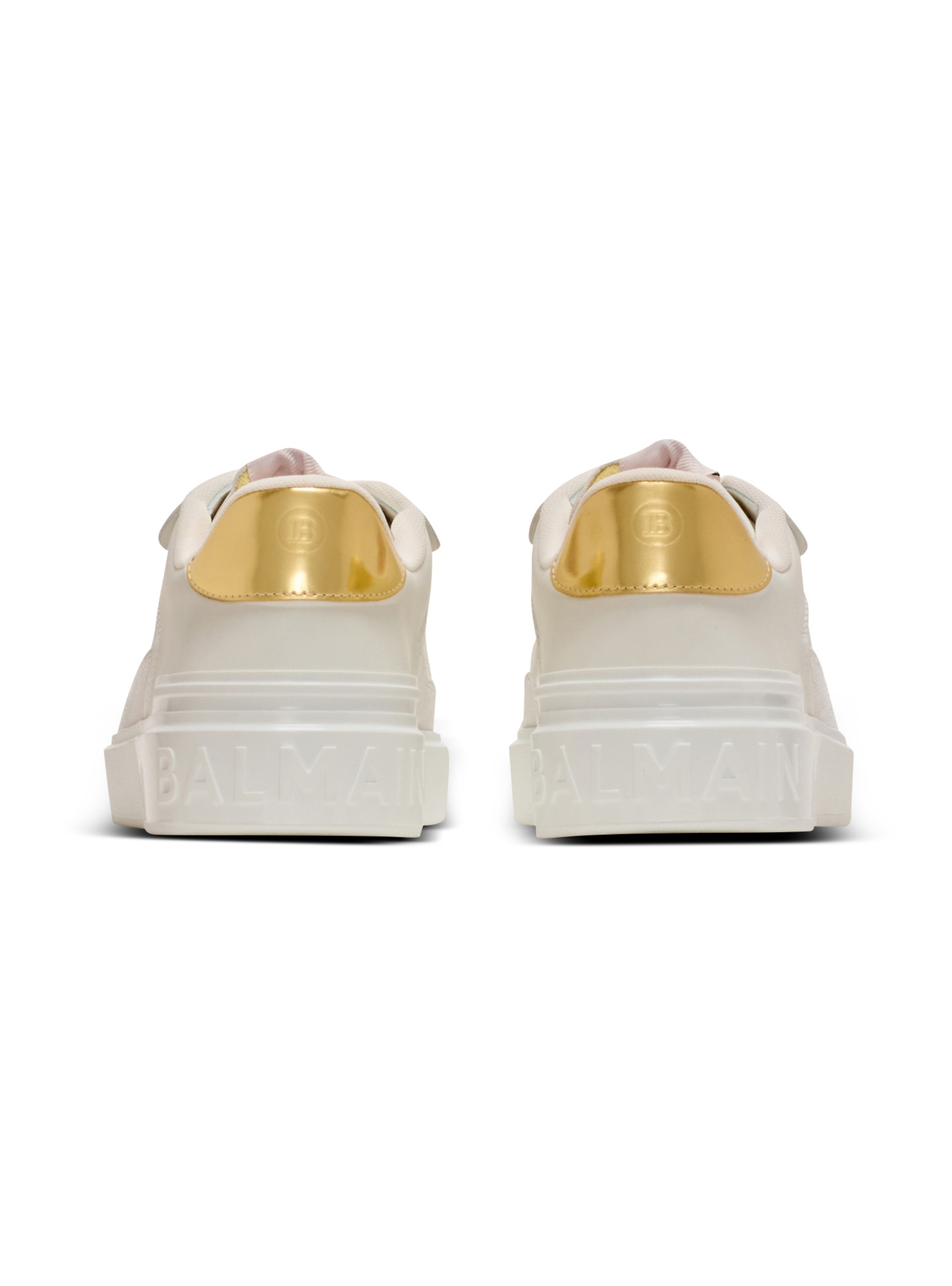 Baskets b-court flip en cuir de veau BALMAIN Blanc