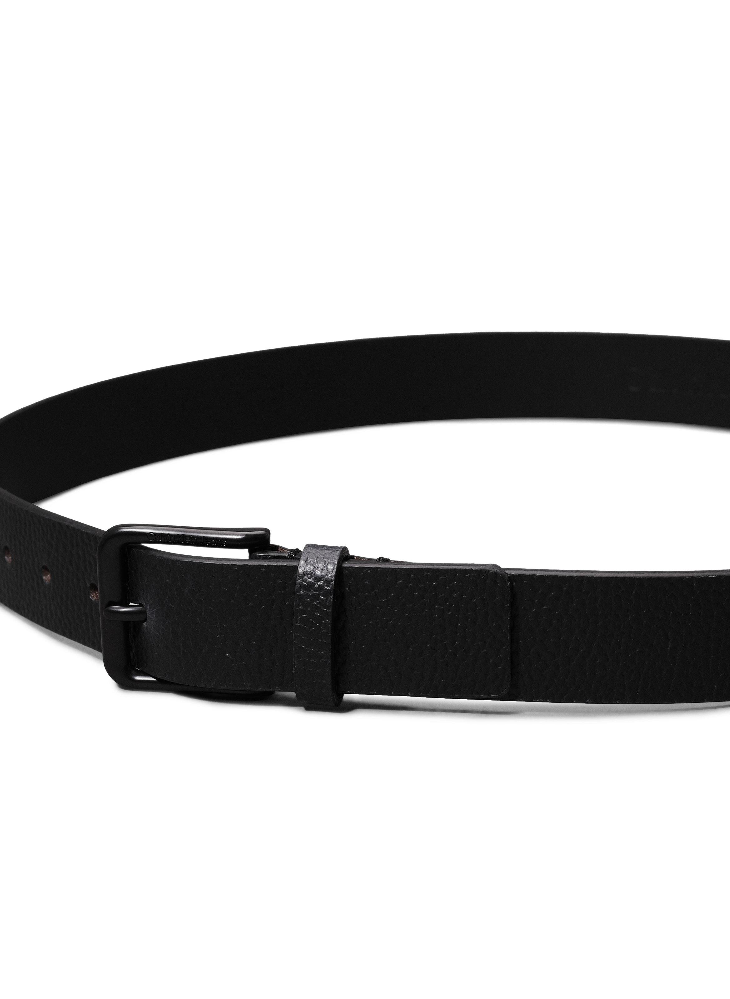 Reversible leather belt CALVIN KLEIN Black
