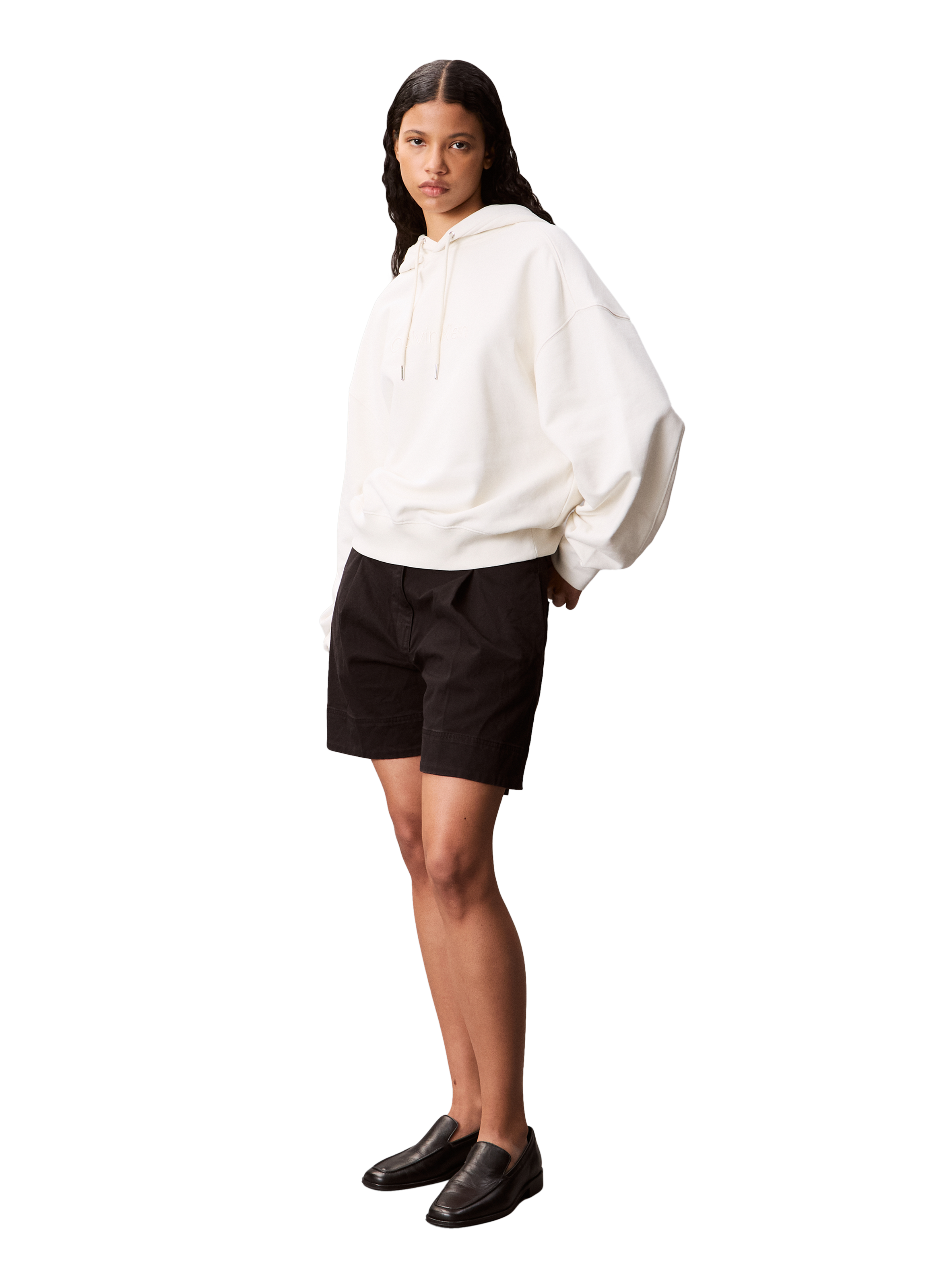 Cotton hoodie CALVIN KLEIN Beige