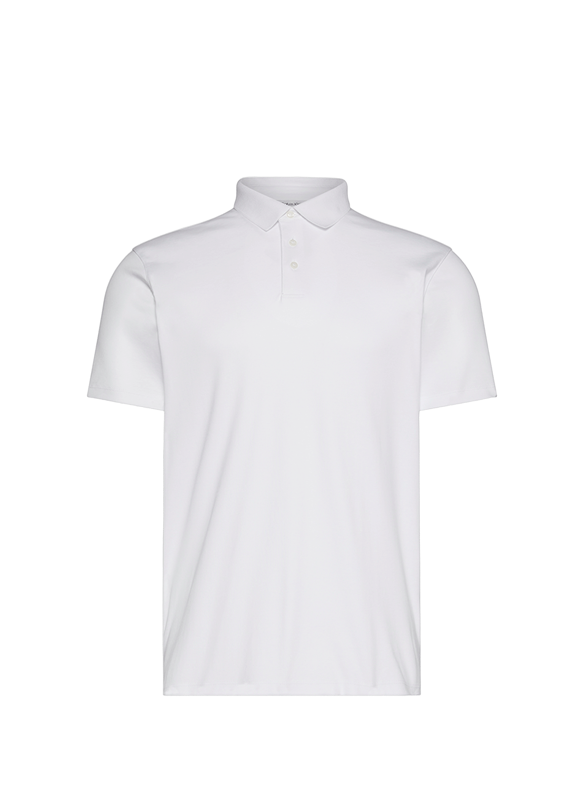 Polo en coton CALVIN KLEIN Blanc
