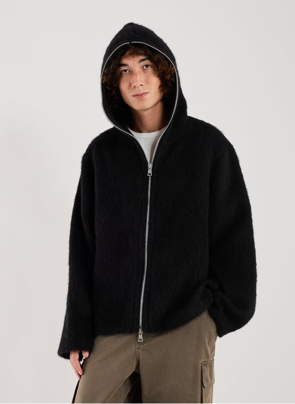 Wool Hoodie Black by OUR LEGACY OUR LEGACY Wool Hoodie Black
