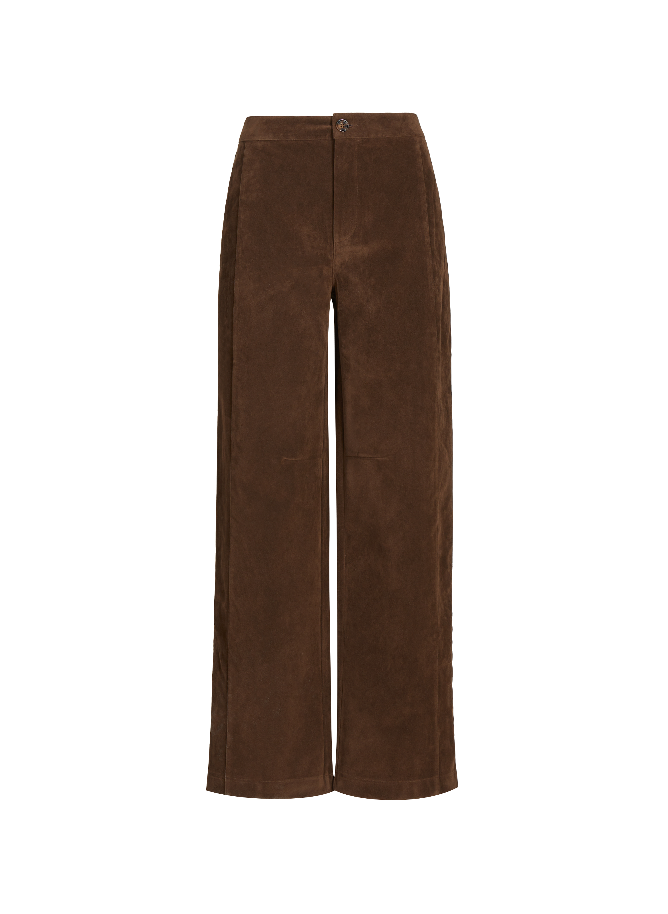 TOPSHOP Pantalon large texturé Marron