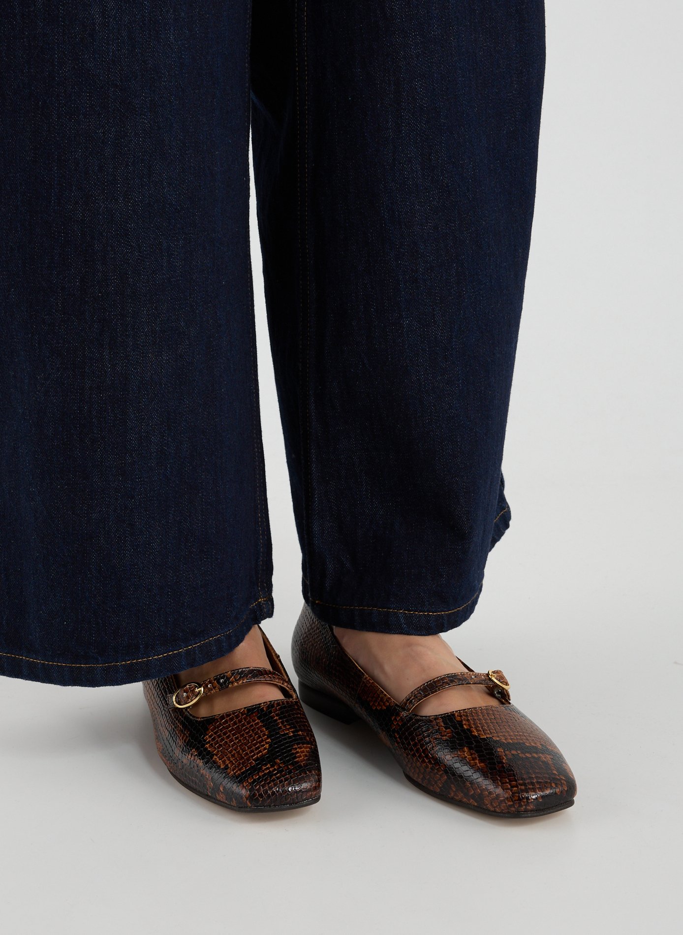 Ballerines Roxane en cuir MAISON TOUFET Multicolore