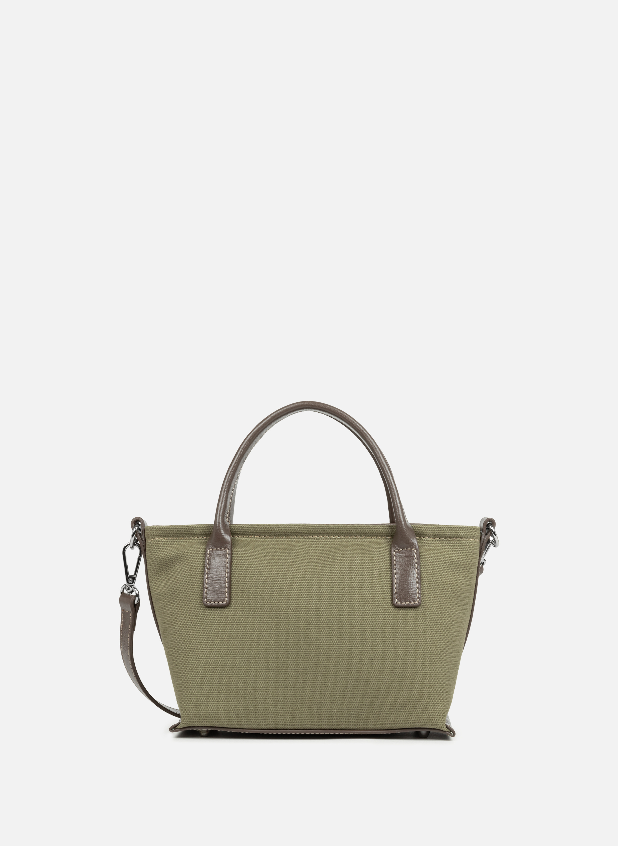 Mini tote bag - Canvas KBA LANCASTER Khaki