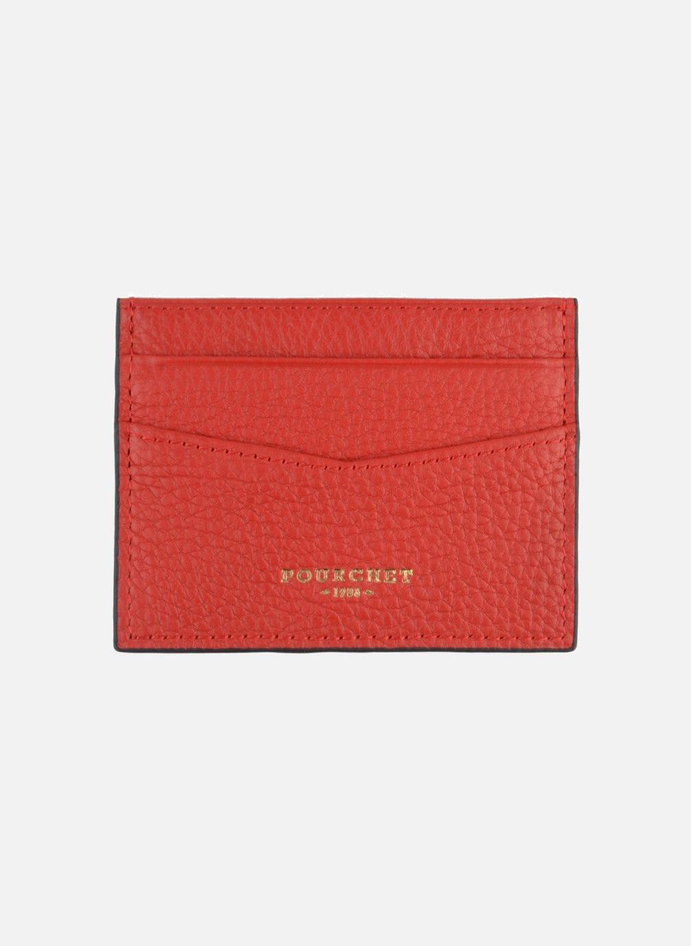 Club - porte-cartes POURCHET Rouge
