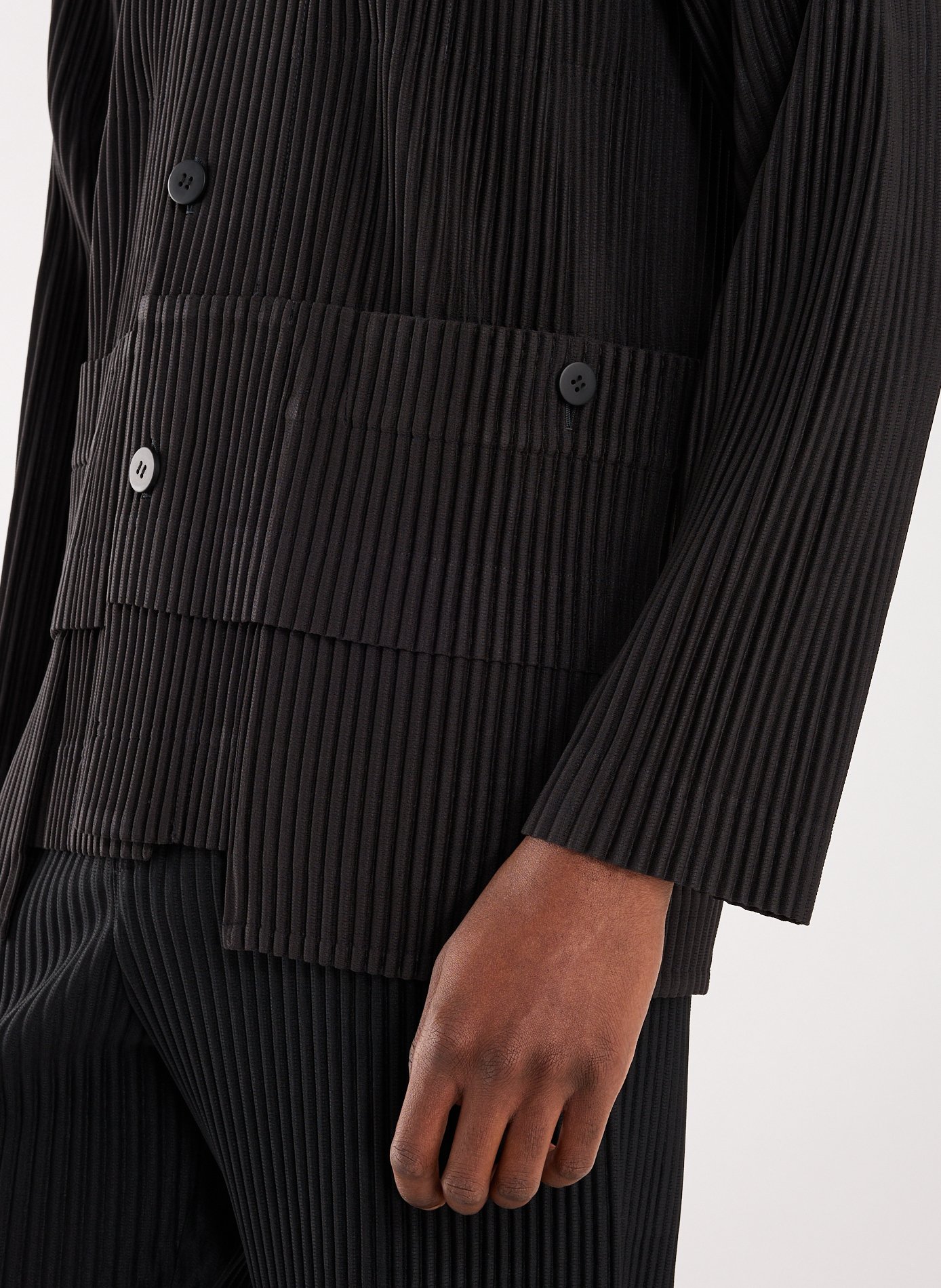 Striped shirt HOMME PLISSE ISSEY MIYAKE Grey