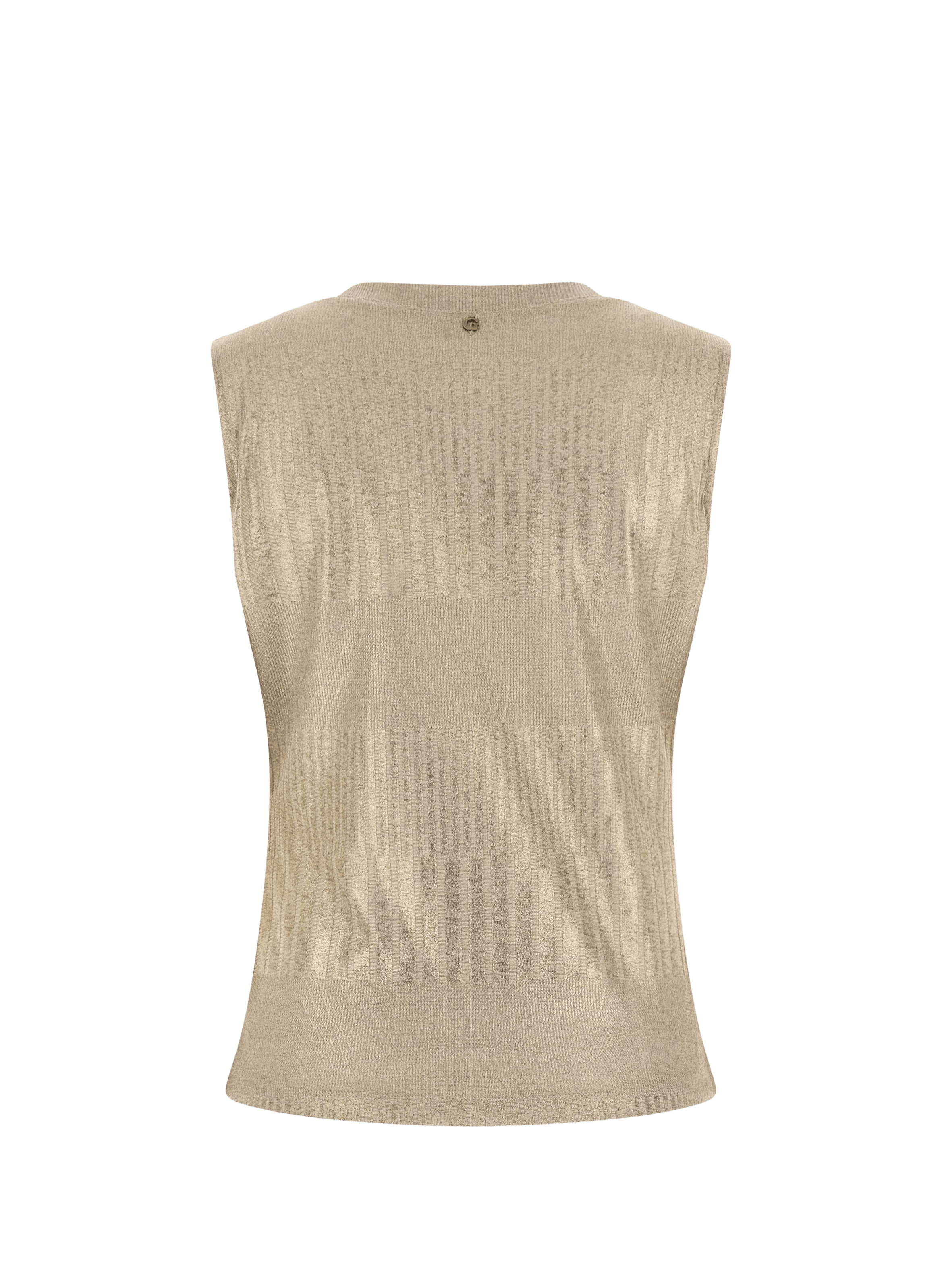 Textured knit tank top GUESS Beige
