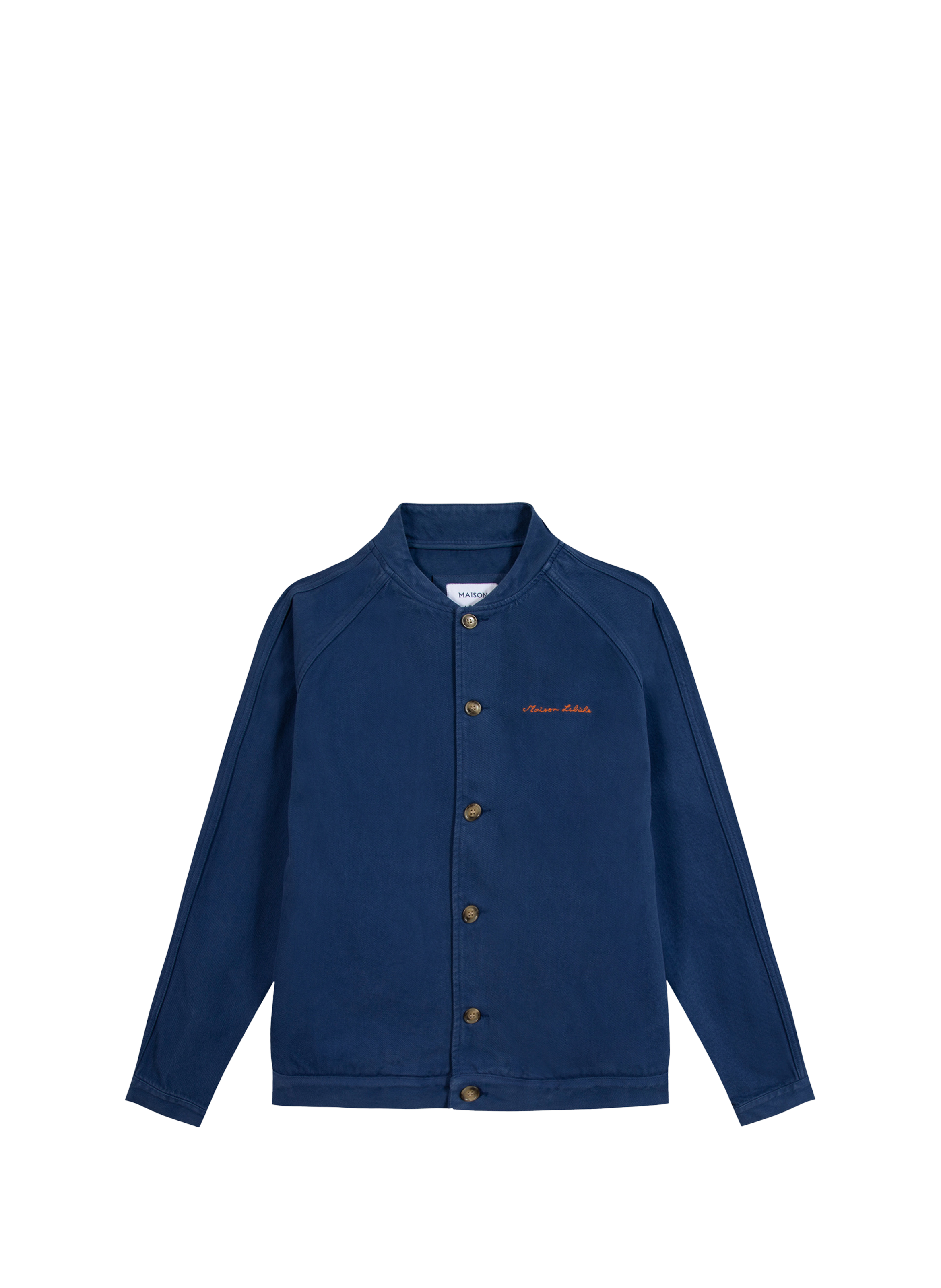 Veste droite Amelot Lobster en coton MAISON LABICHE Bleu