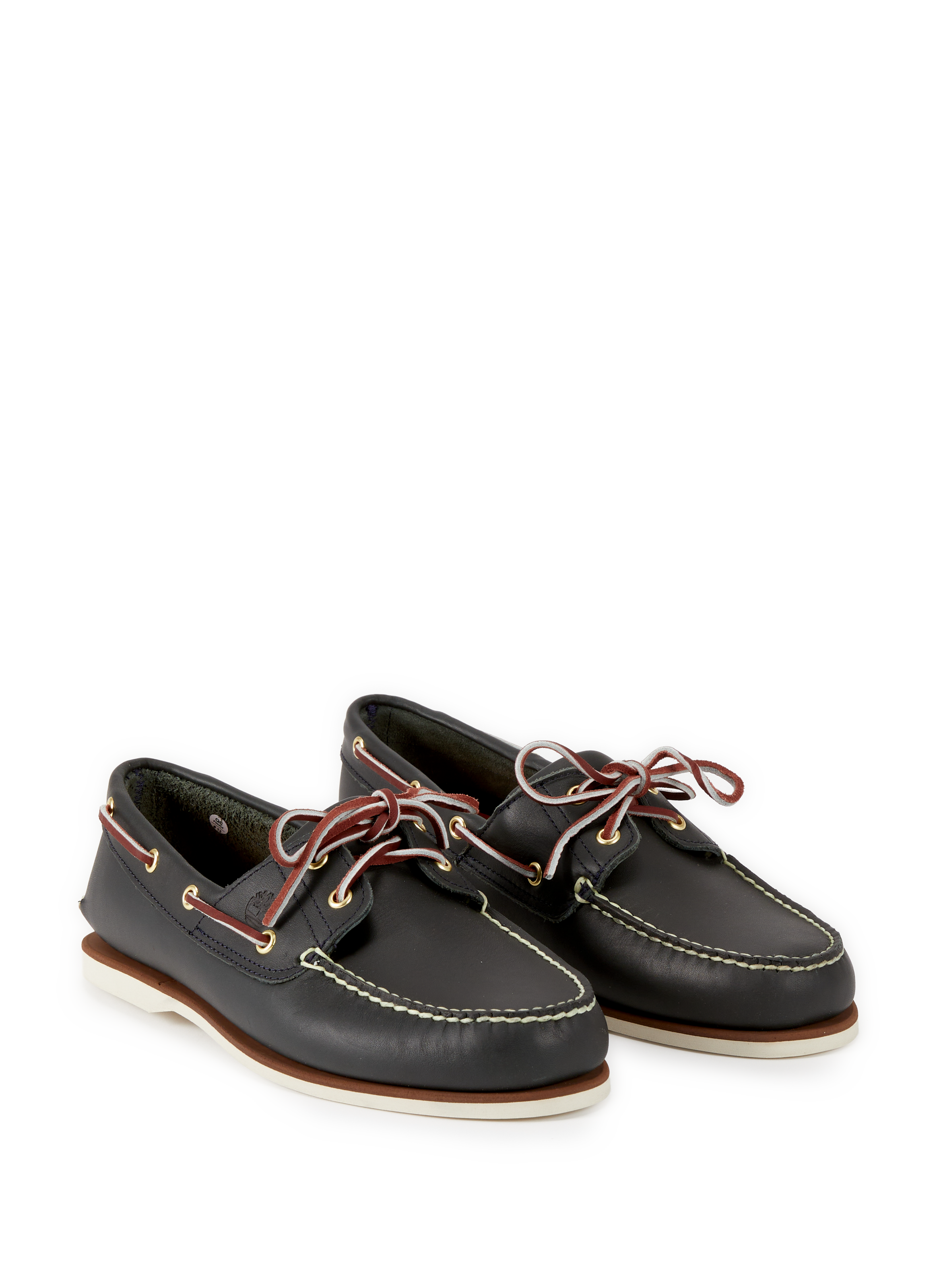 Mocassins boat en cuir avec surpiqures TIMBERLAND Bleu