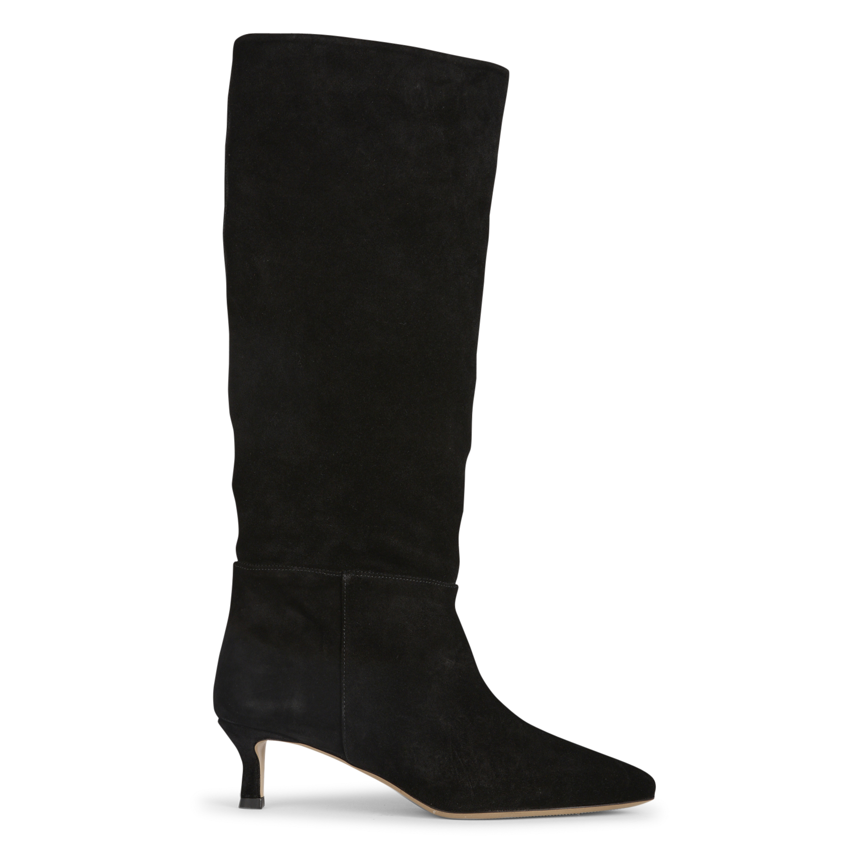 Bottes en cuir velours n°431 RIVECOUR Noir