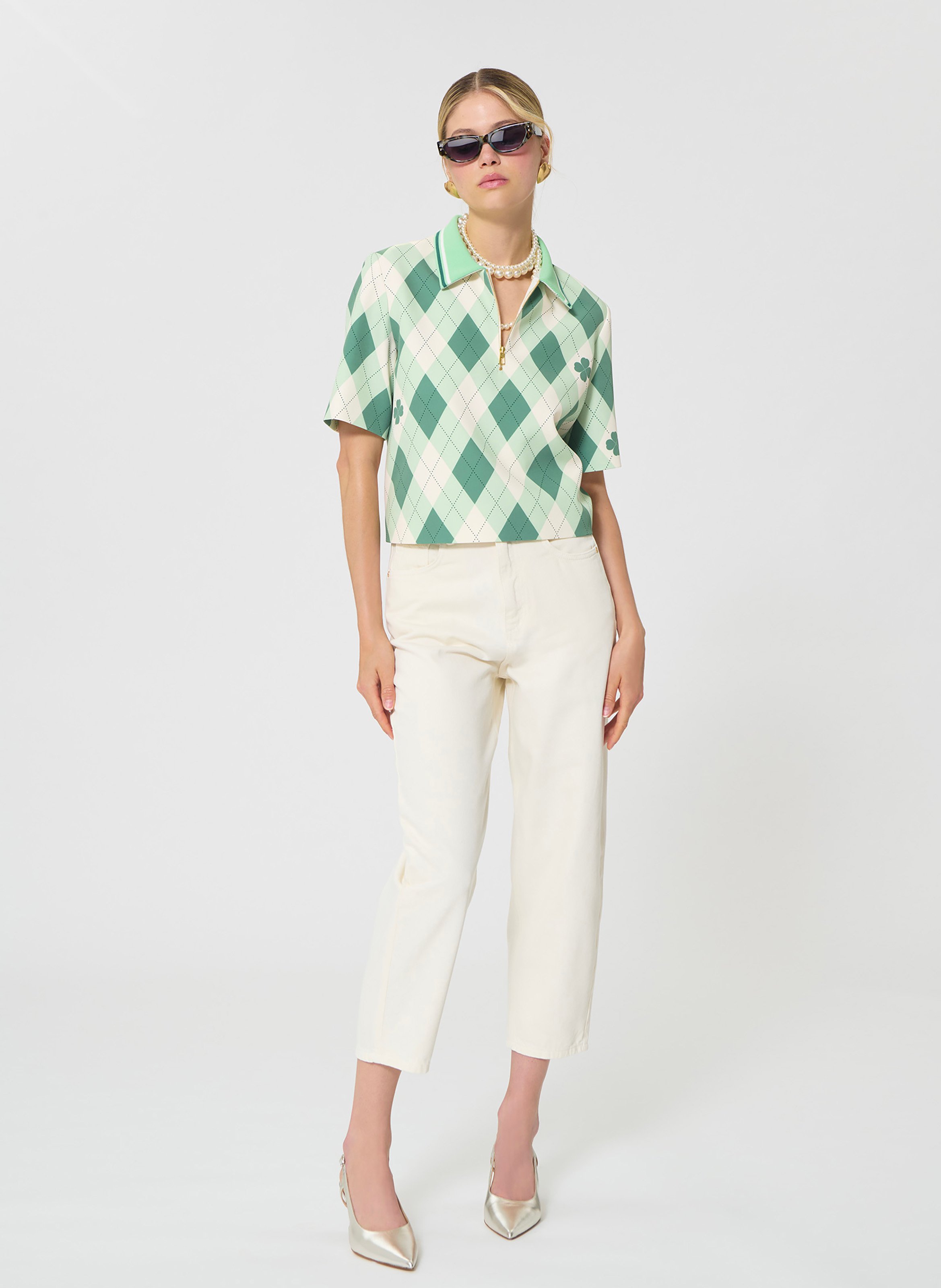 Jeans jules TARA JARMON Blanc