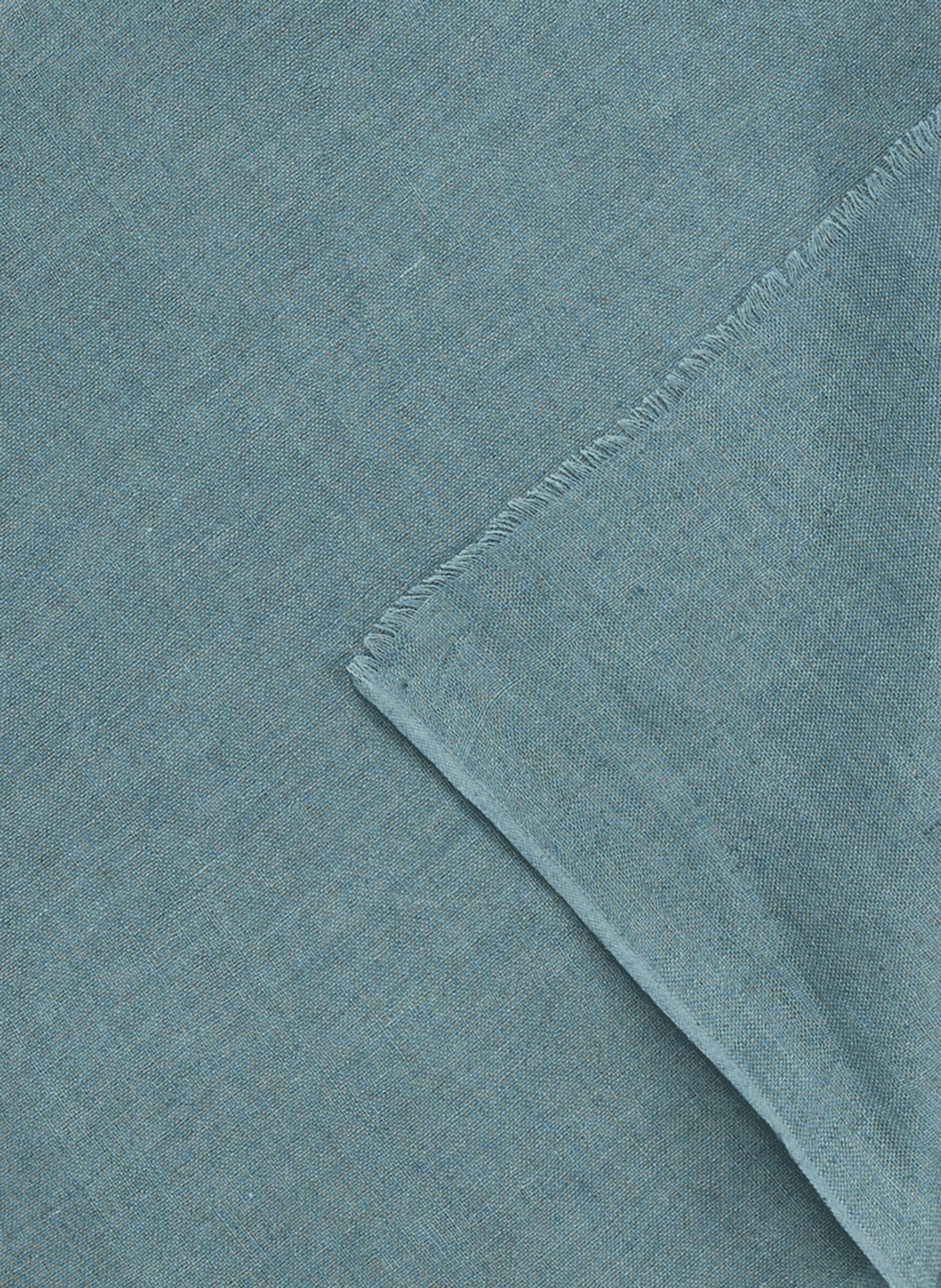 Echarpe Heaton en lin et coton LAFAURIE Bleu