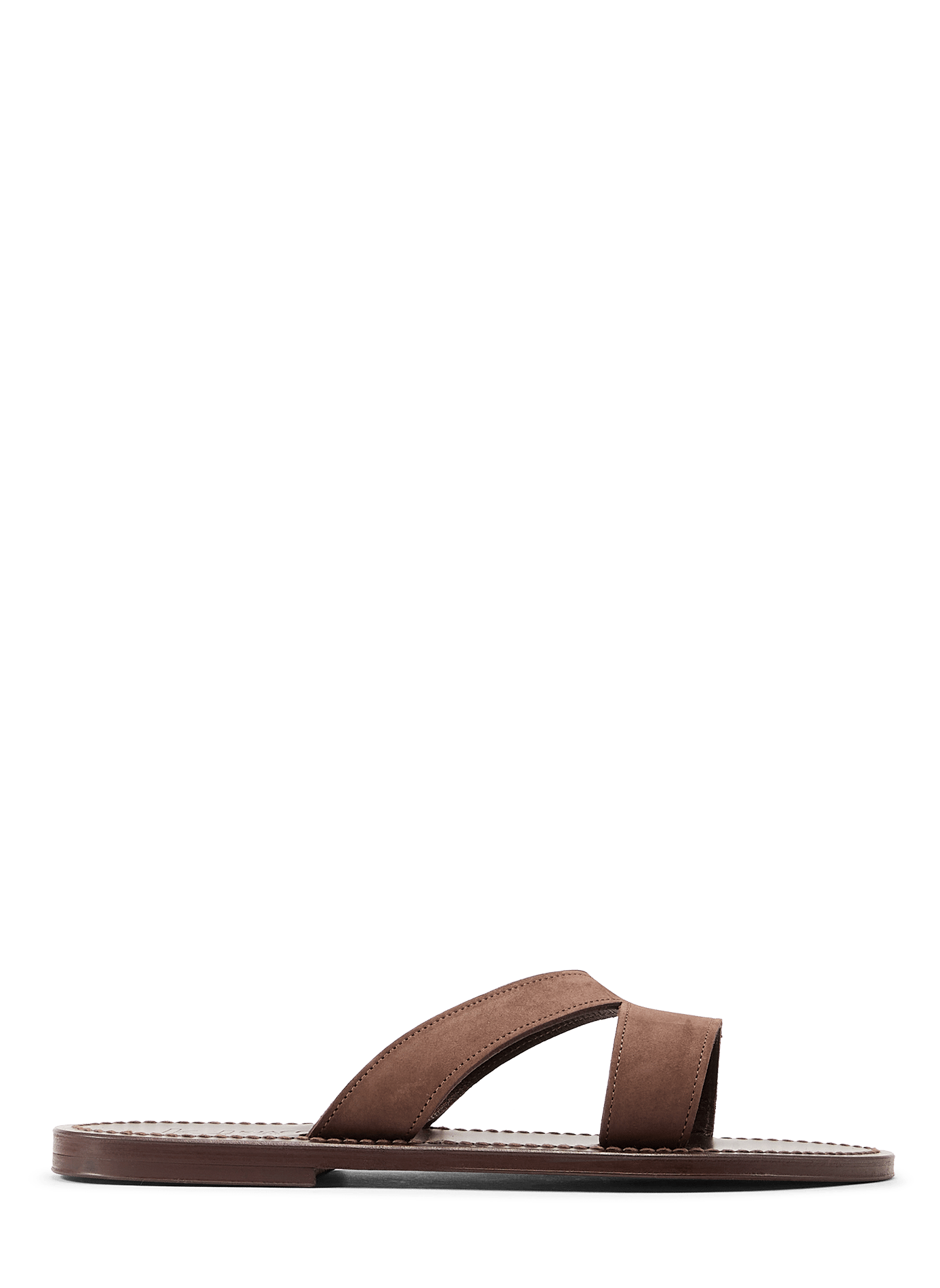 Mules plates Kalomira en cuir K. JACQUES Marron