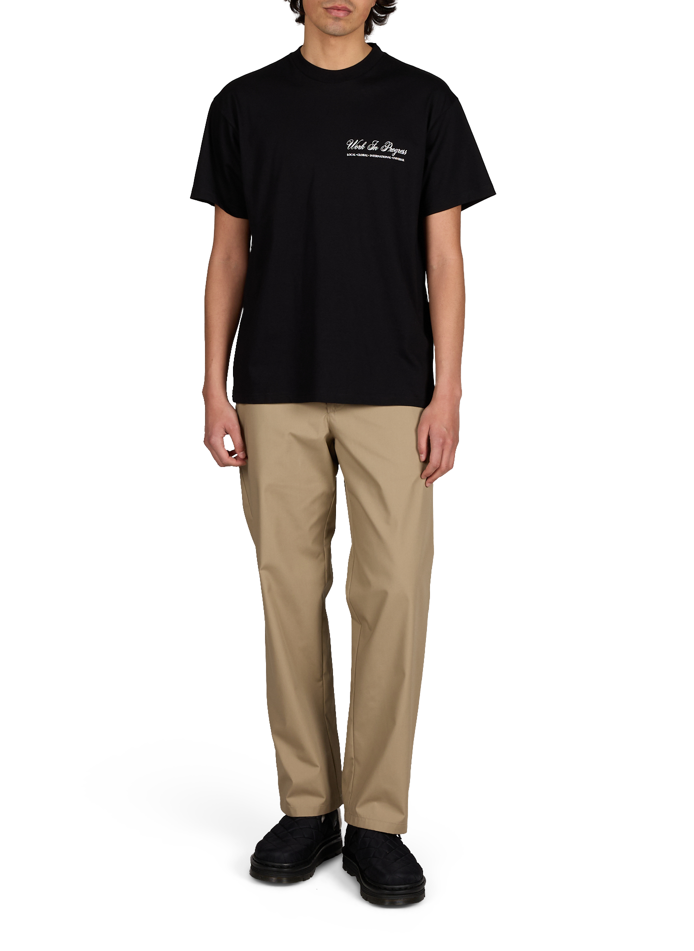 Cotton round-neck T-shirt CARHARTT WIP Black