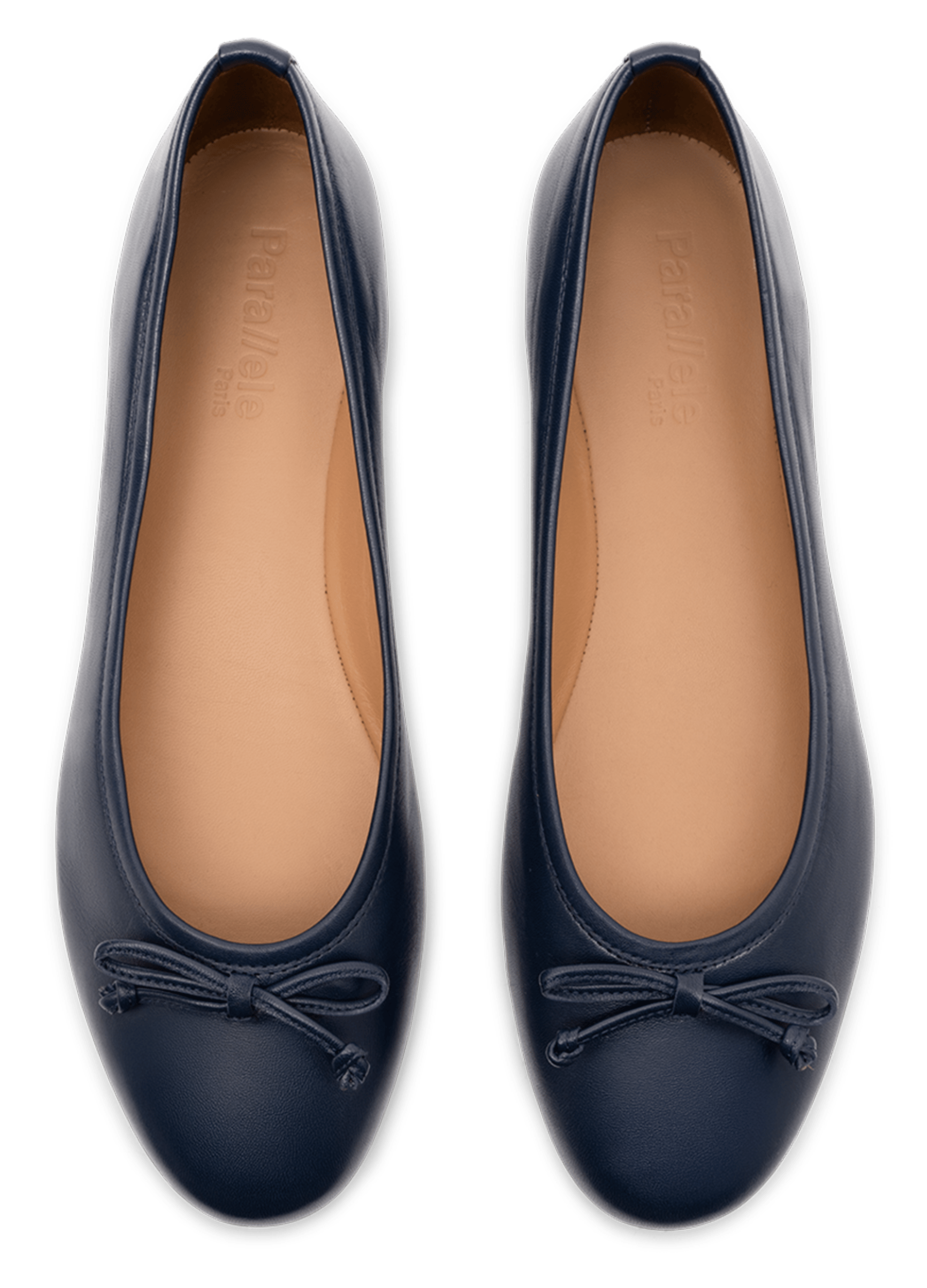 Ballerines bora en nappa PARALLELE Bleu