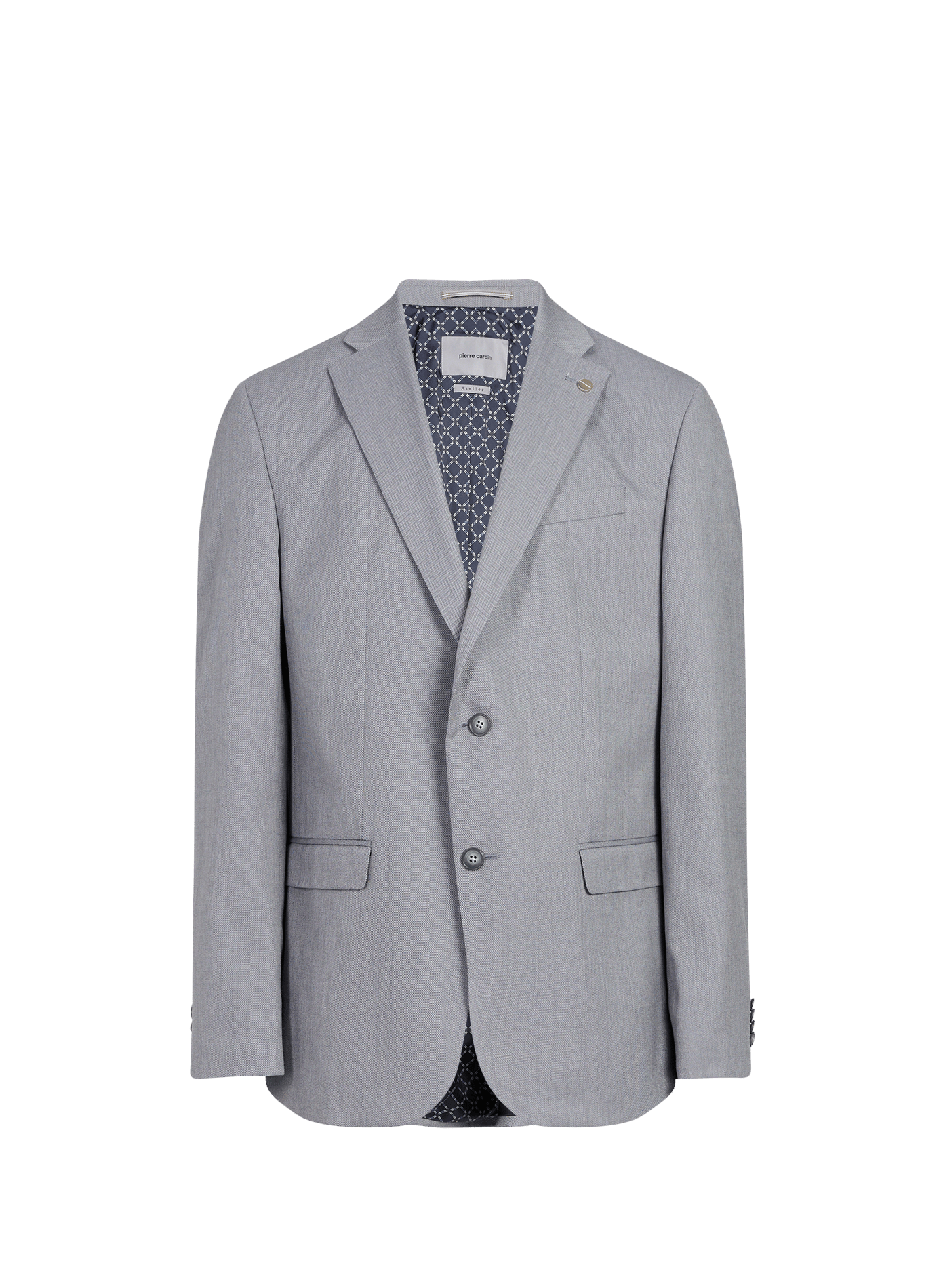 Fitted virgin wool blazer PIERRE CARDIN Blue
