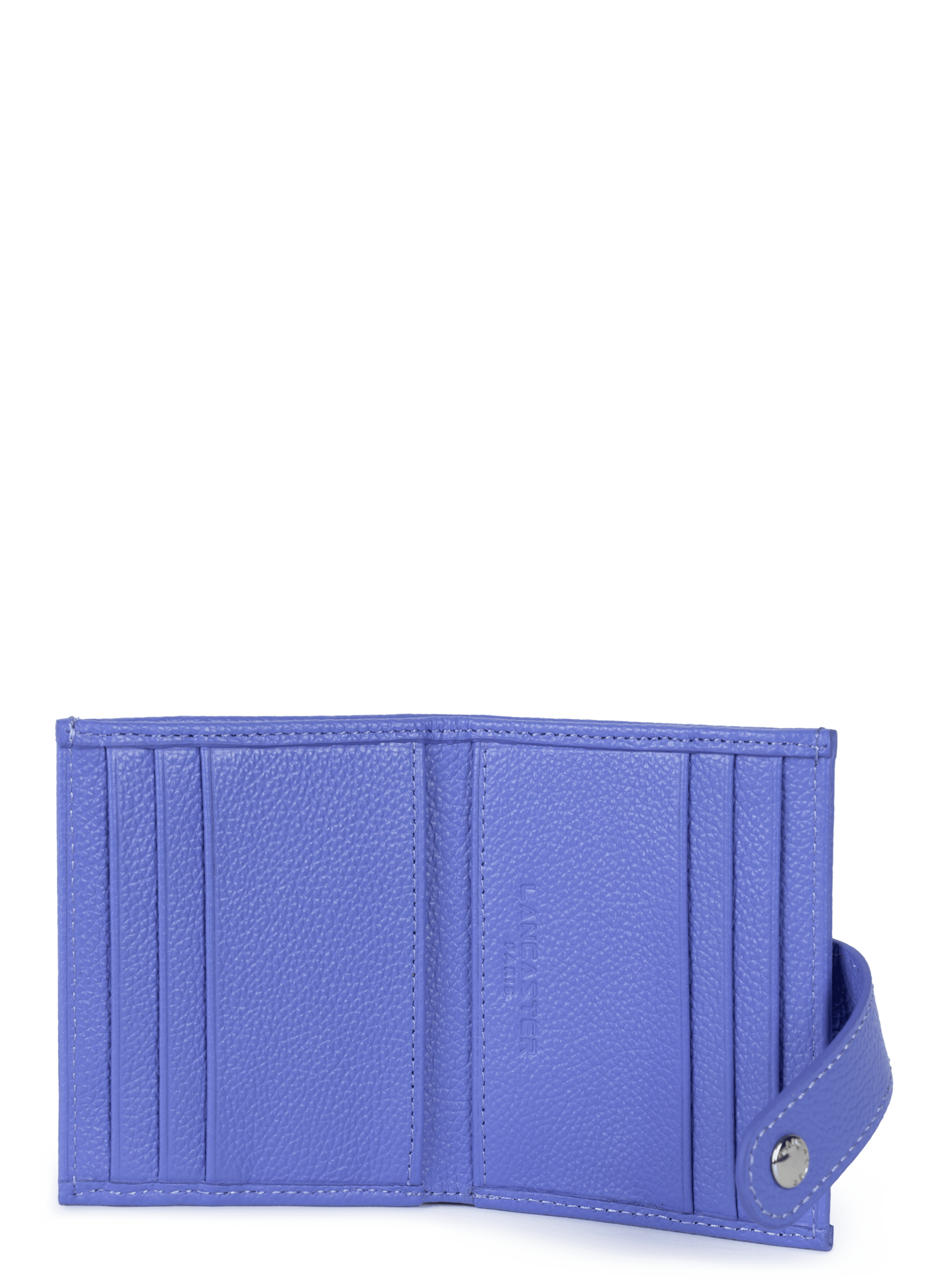 Porte-cartes - foulonné pm LANCASTER Bleu