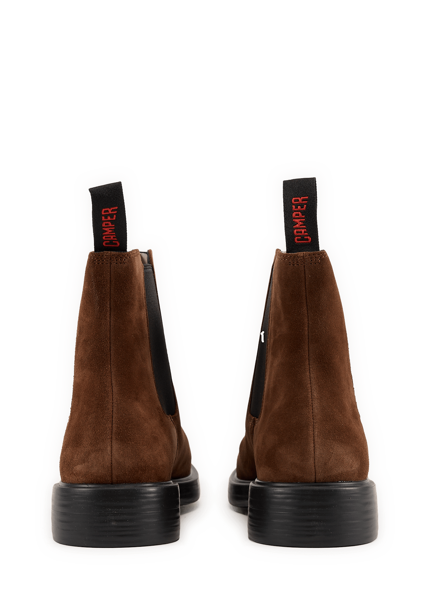 Bottines en cuir velours CAMPER Marron