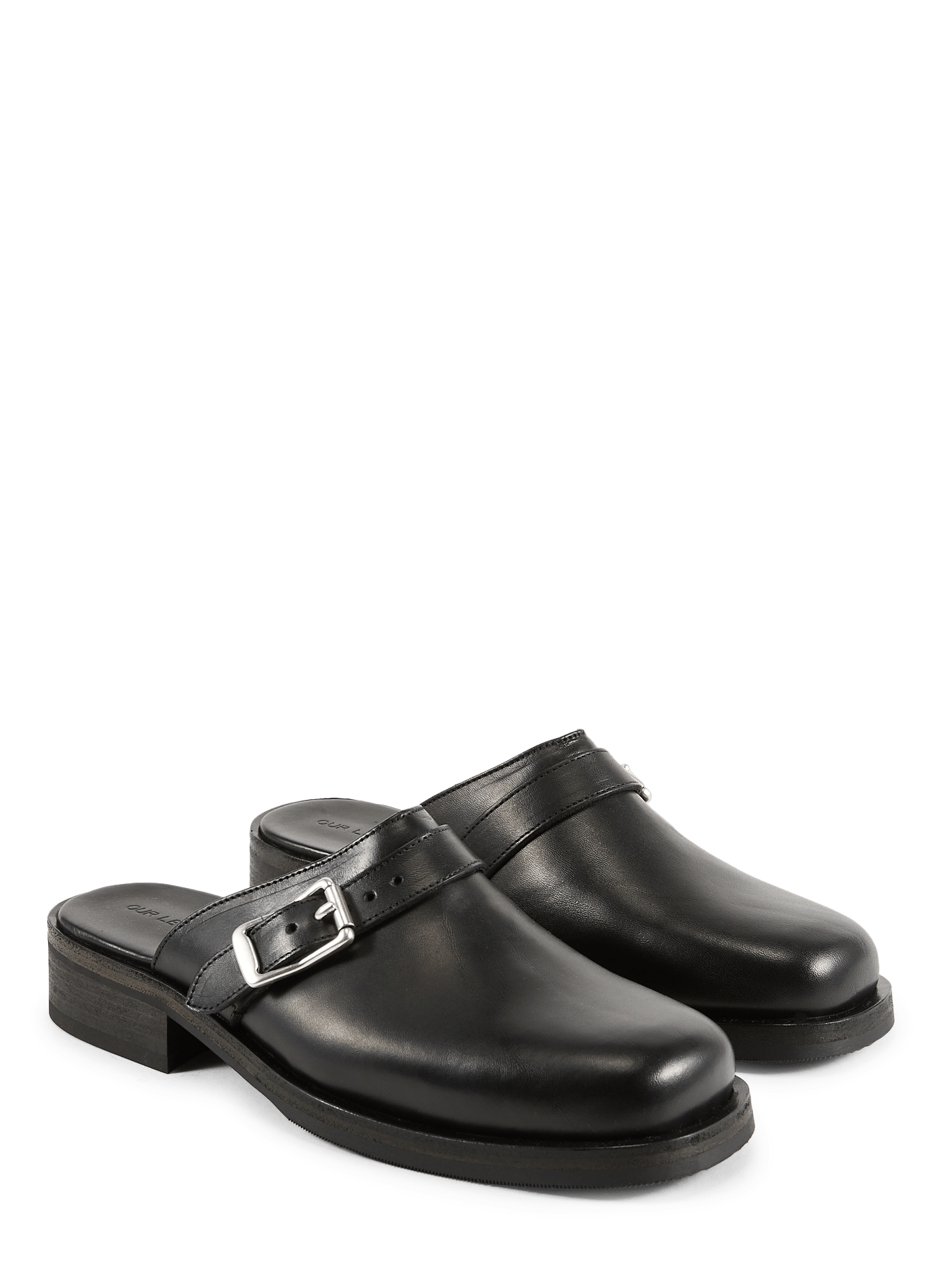 Leather Mules OUR LEGACY Black