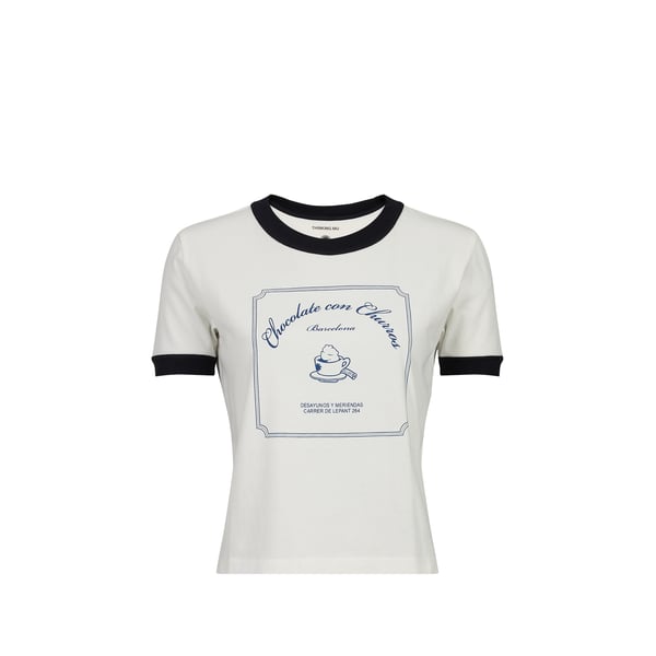 T-shirt'sérigraphié en coton Zowie T-shirt'sérigraphié en coton Zowie