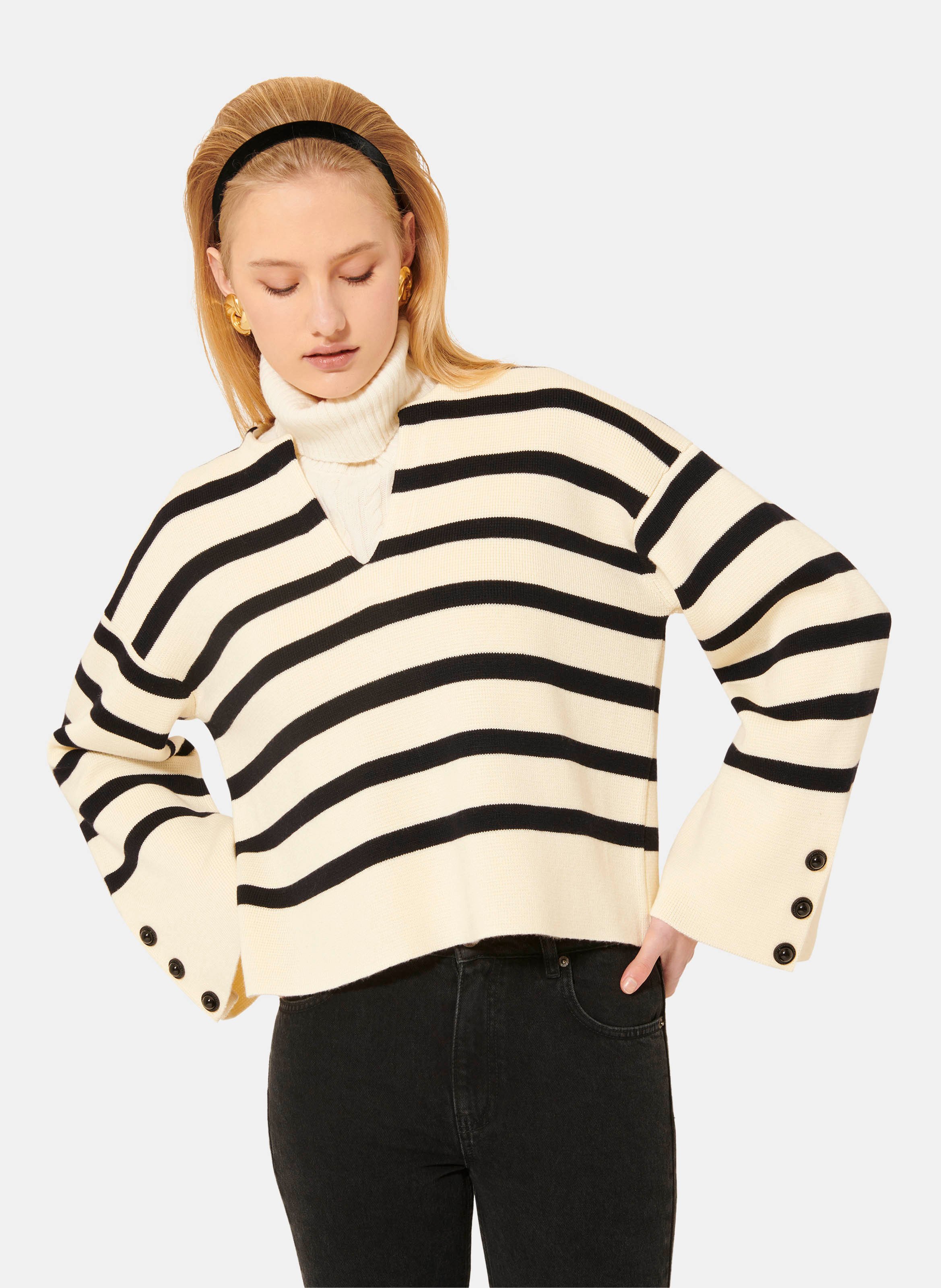 Pull plongeoir TARA JARMON Blanc