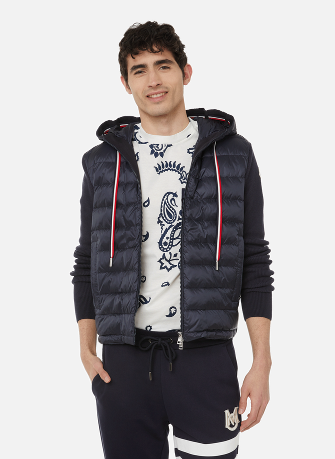 Nylon and knit hoodie MONCLER