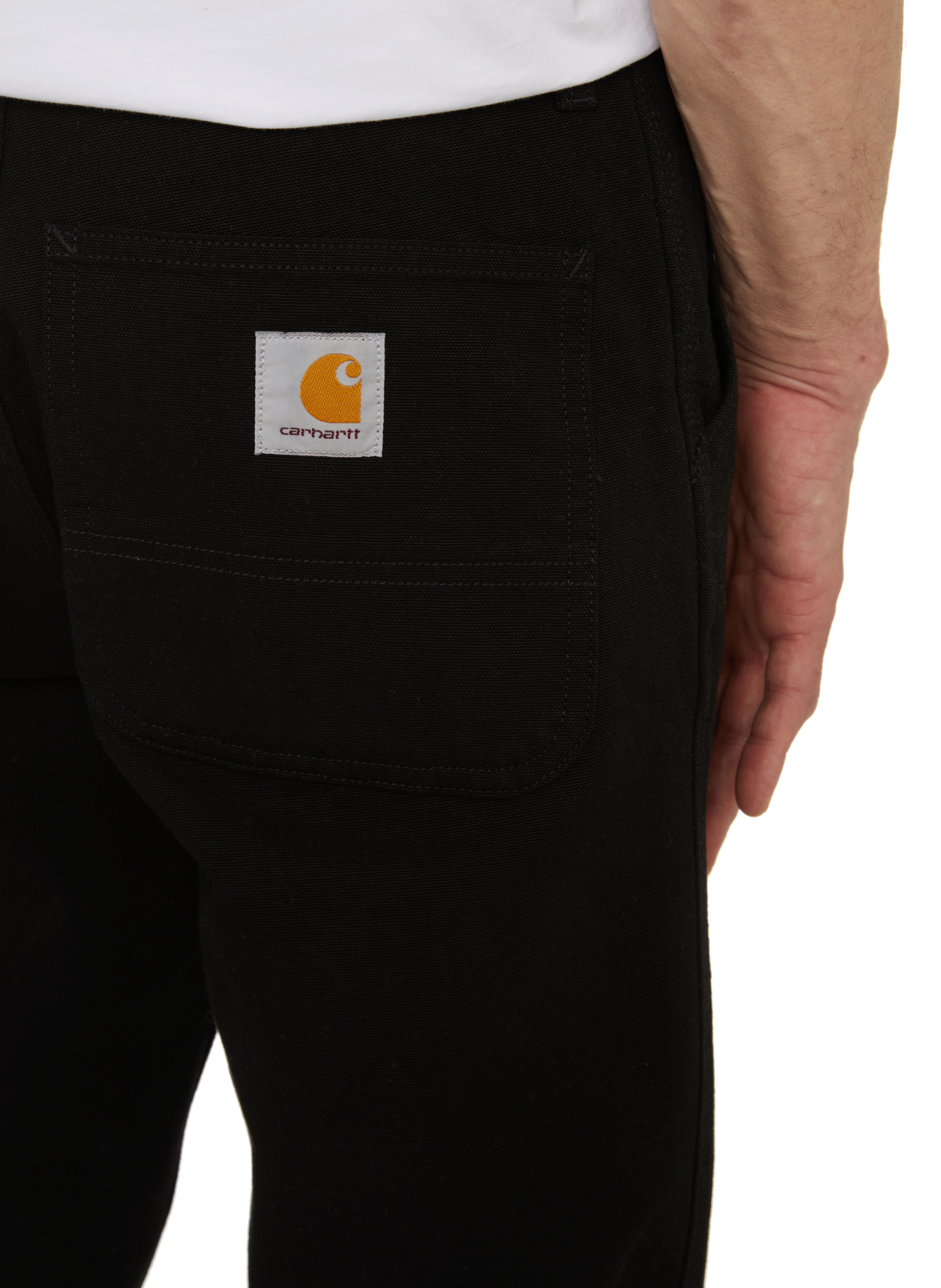 Straight-cut organic cotton jeans CARHARTT WIP Black