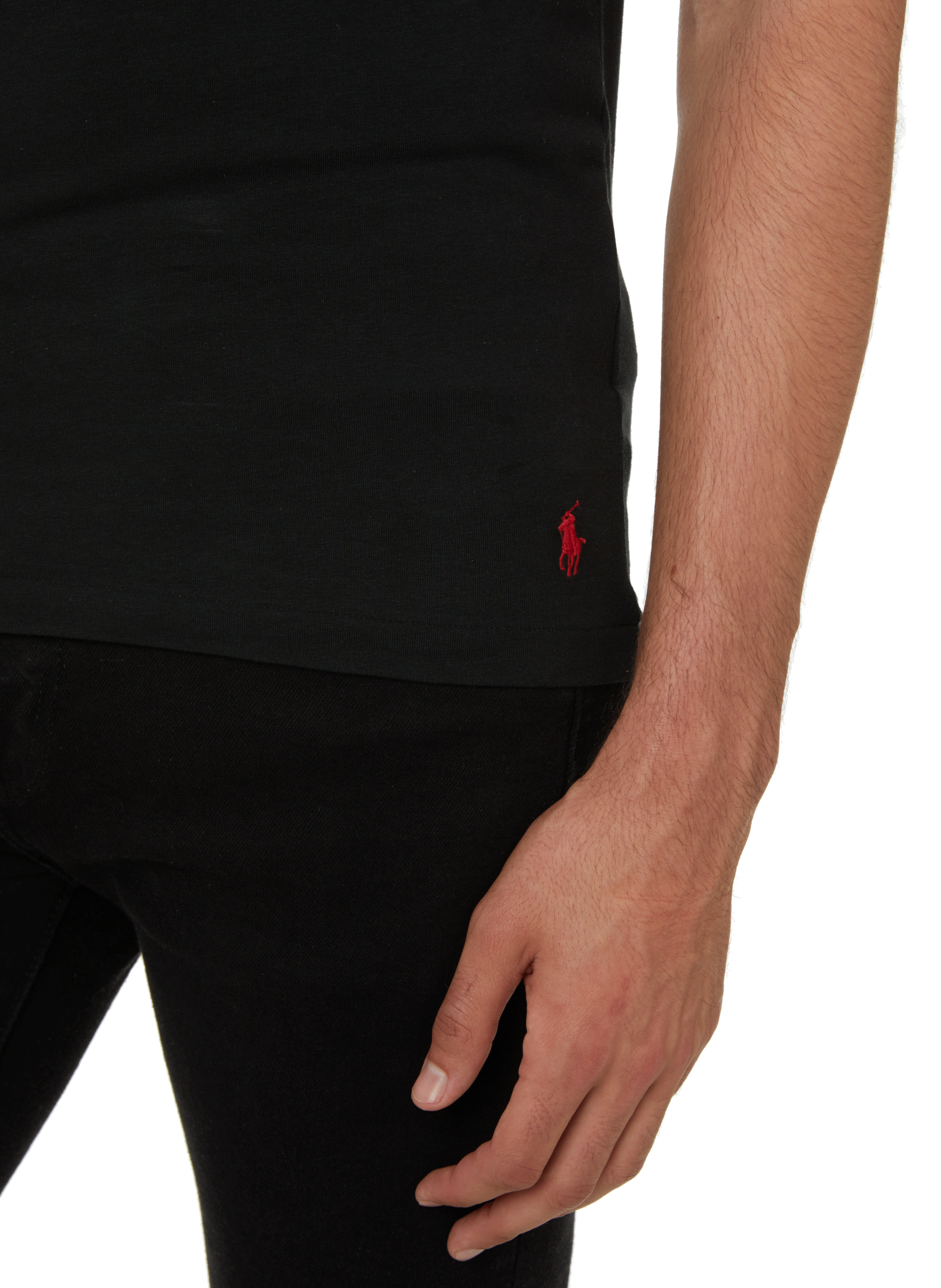 Lot de 2 t-shirt en coton POLO RALPH LAUREN Noir