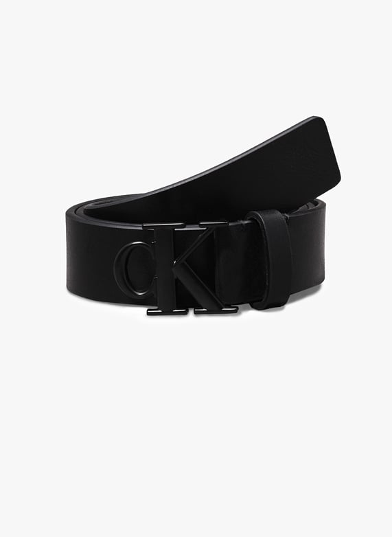 Ceinture en cuir Noir Calvin klein Homme - Main Image