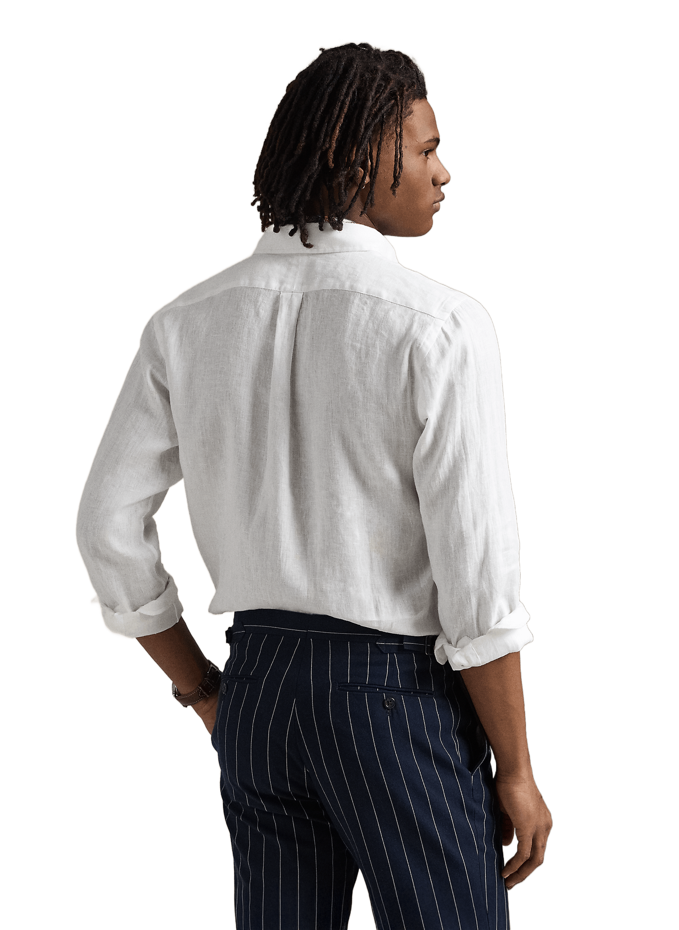 Chemise en lin POLO RALPH LAUREN Blanc