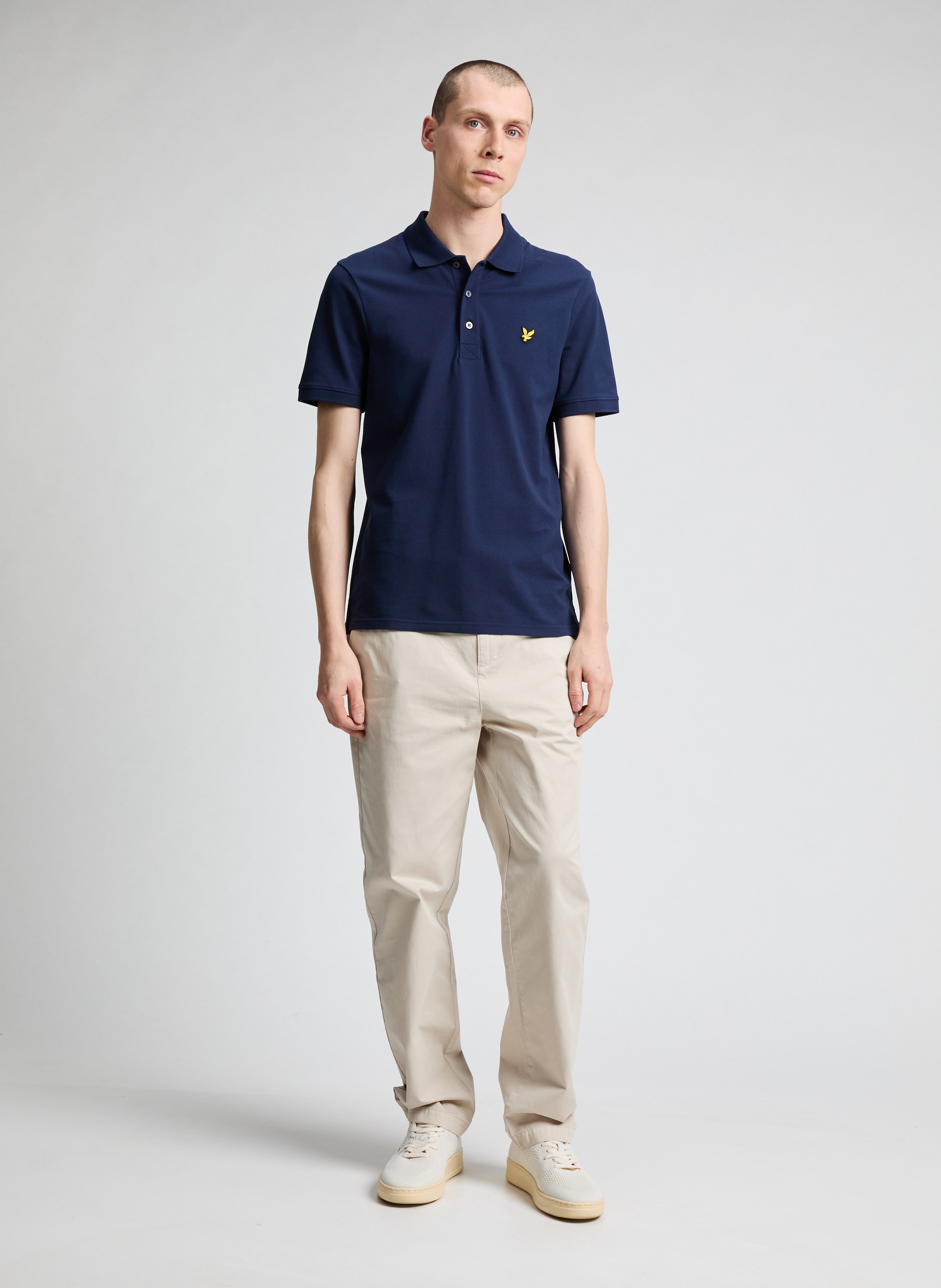 Polo en coton LYLE & SCOTT Bleu