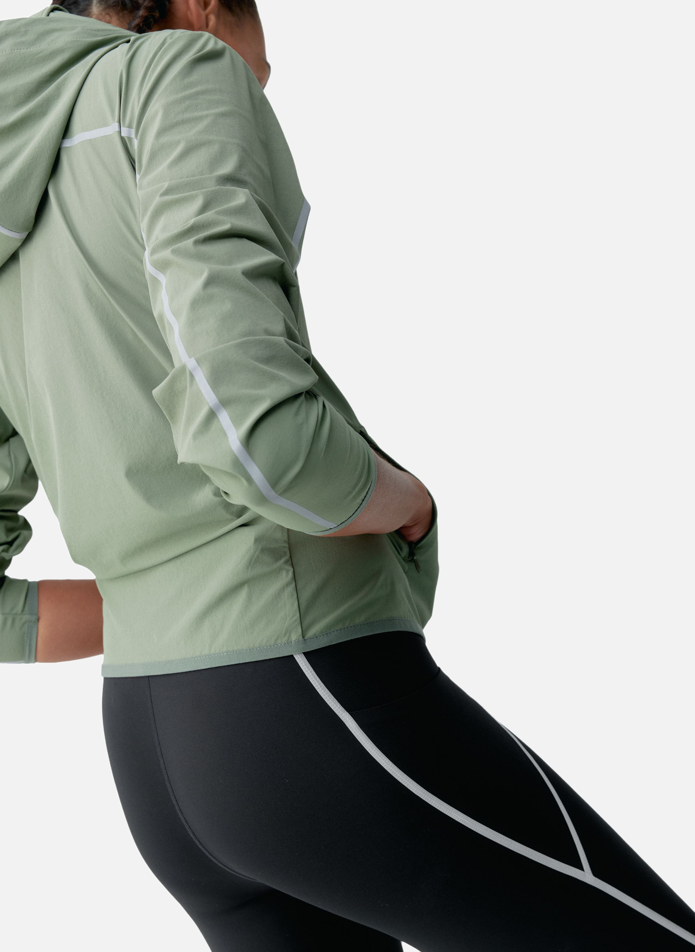 Veste de sport zippée performance athleisure ulani BORN LIVING YOGA Vert