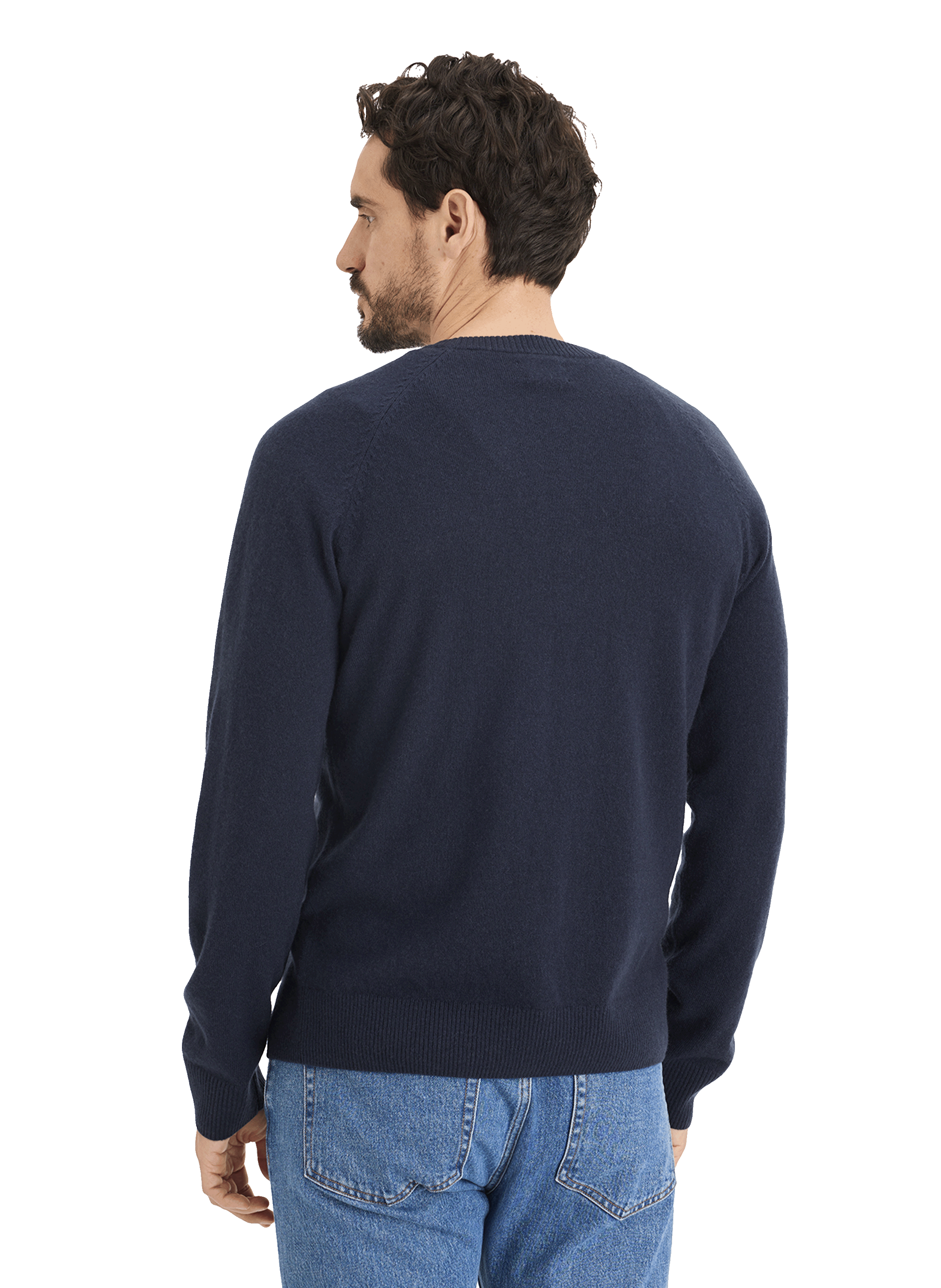 Pull en laine et cachemire DOCKERS Bleu