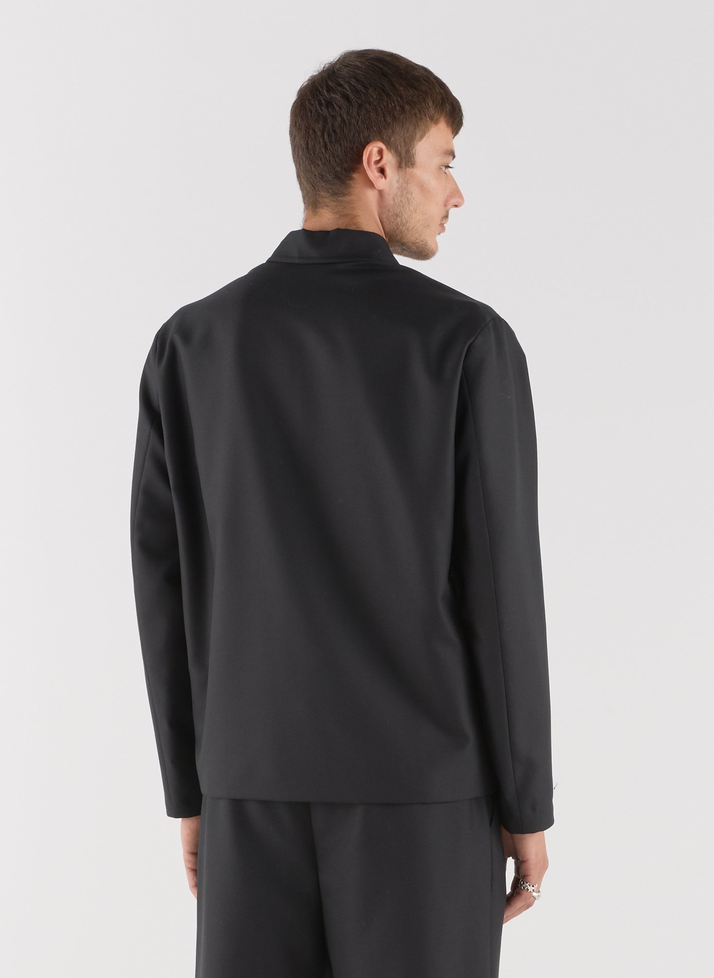 Blouson léger Good en laine SAISON 1865 Noir