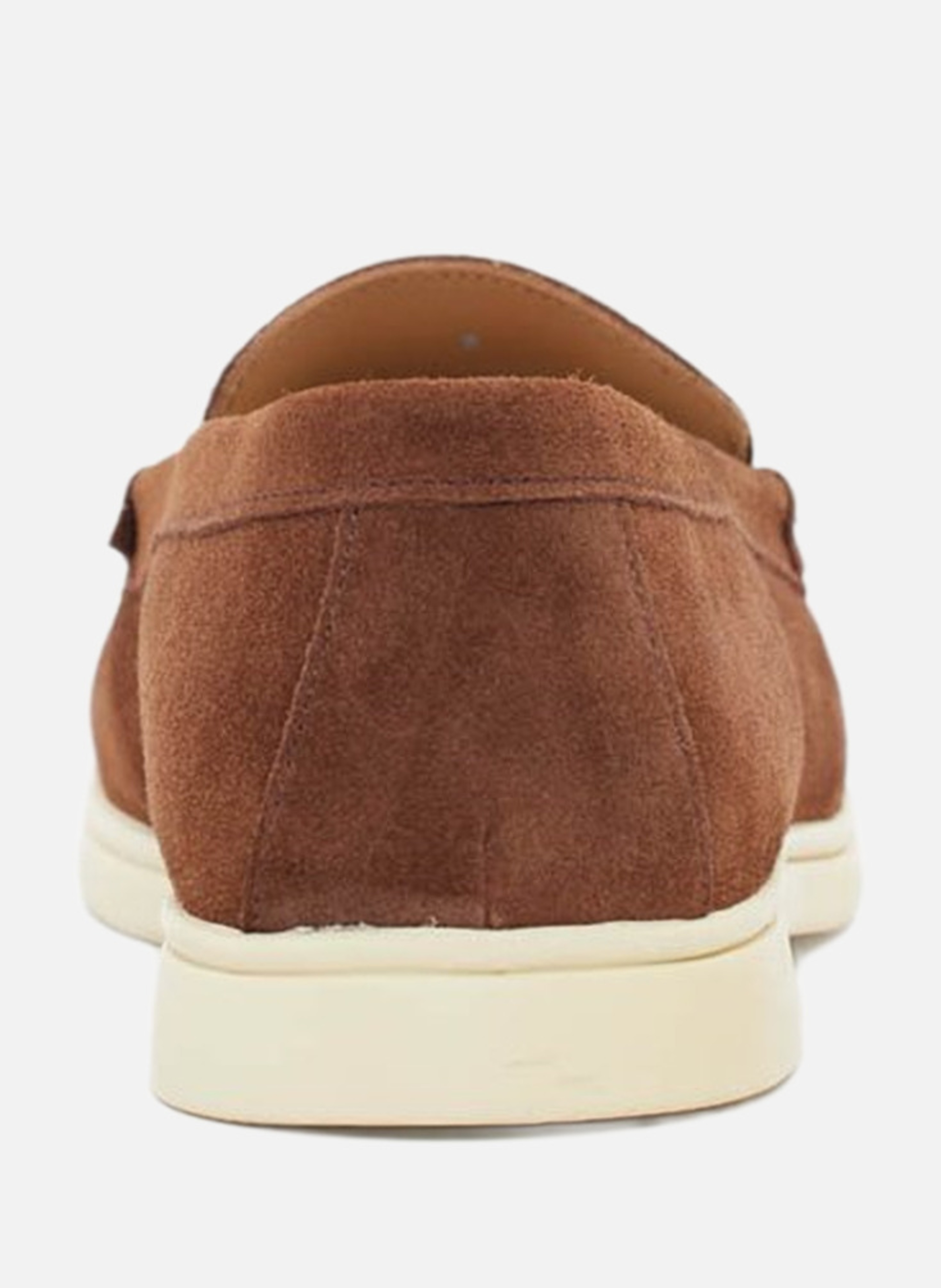 Mocassin velours monaco FINSBURY Marron